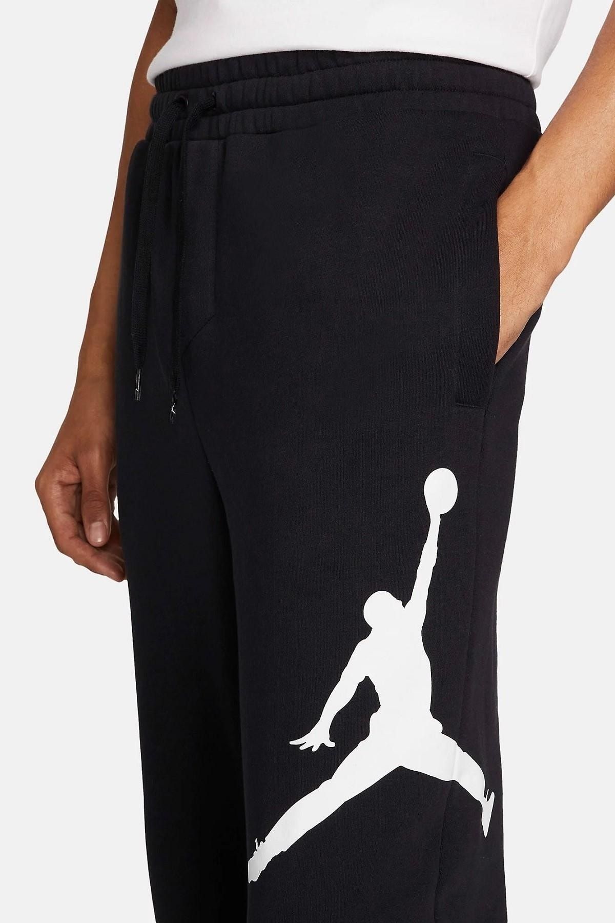 Nike Jordan Jumpman Big Logo Fleece Jogger Sweatpants Black with