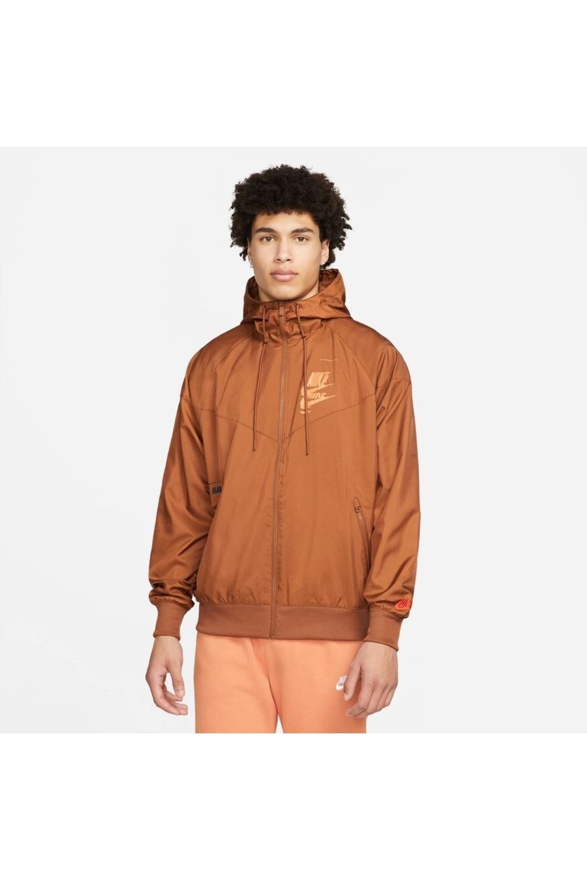 Nike Sports Jacket Brown Trendyol