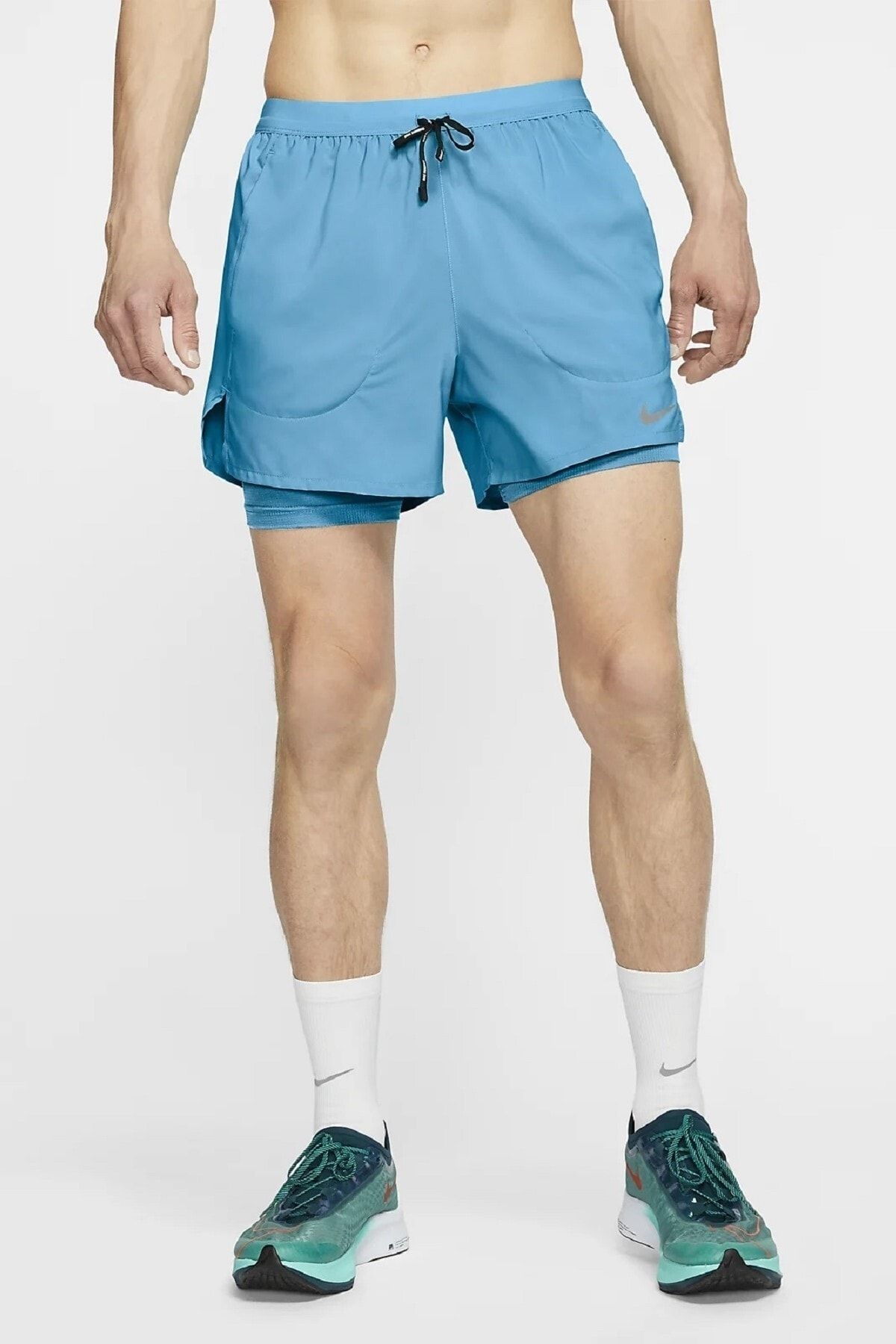 Nike Flex Stride 2 In 1 Running Shorts Vapor Barrier Pocket Tights