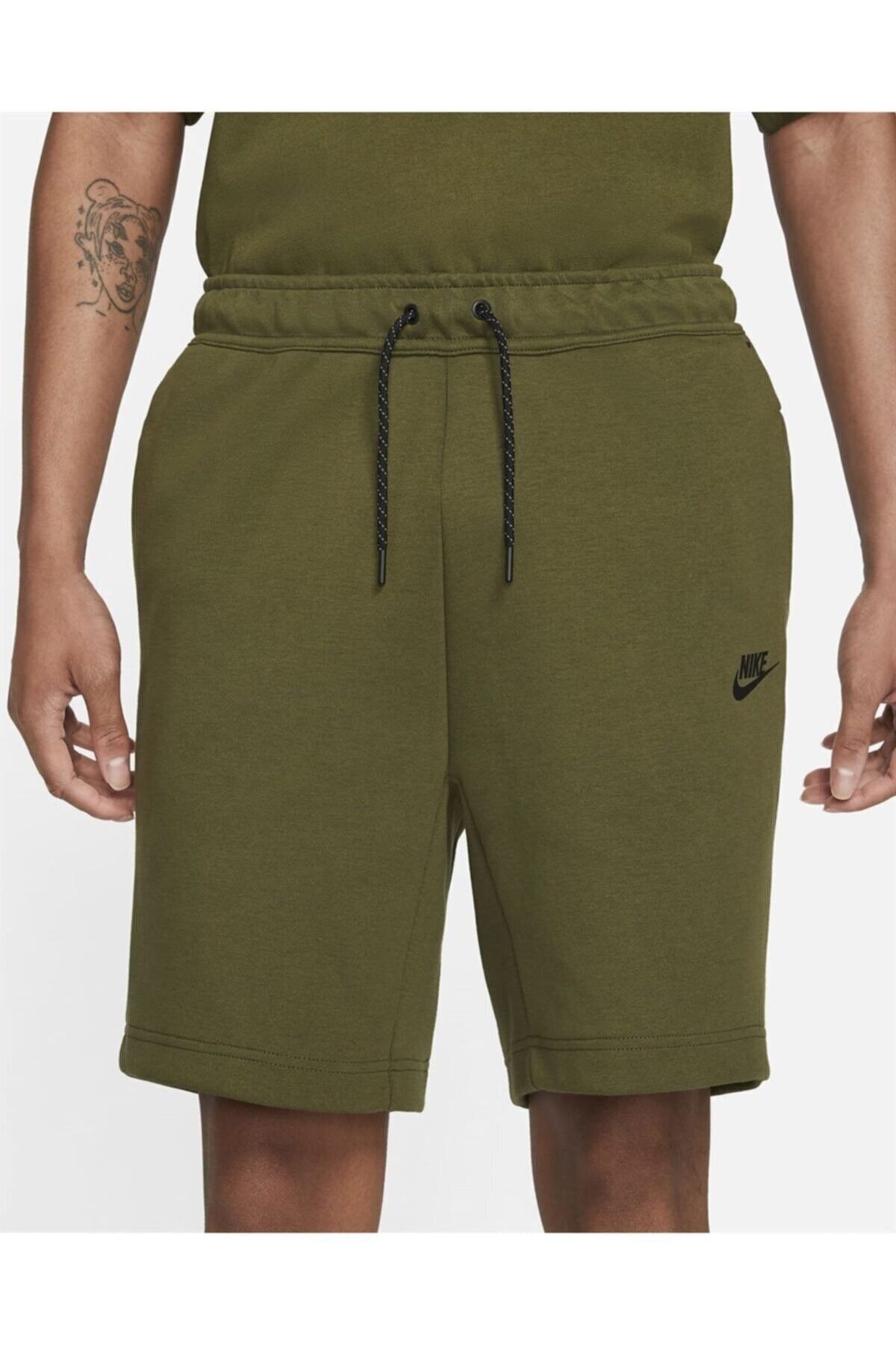 Nike Tech Fleece Shorts Men s Shorts Green Trendyol