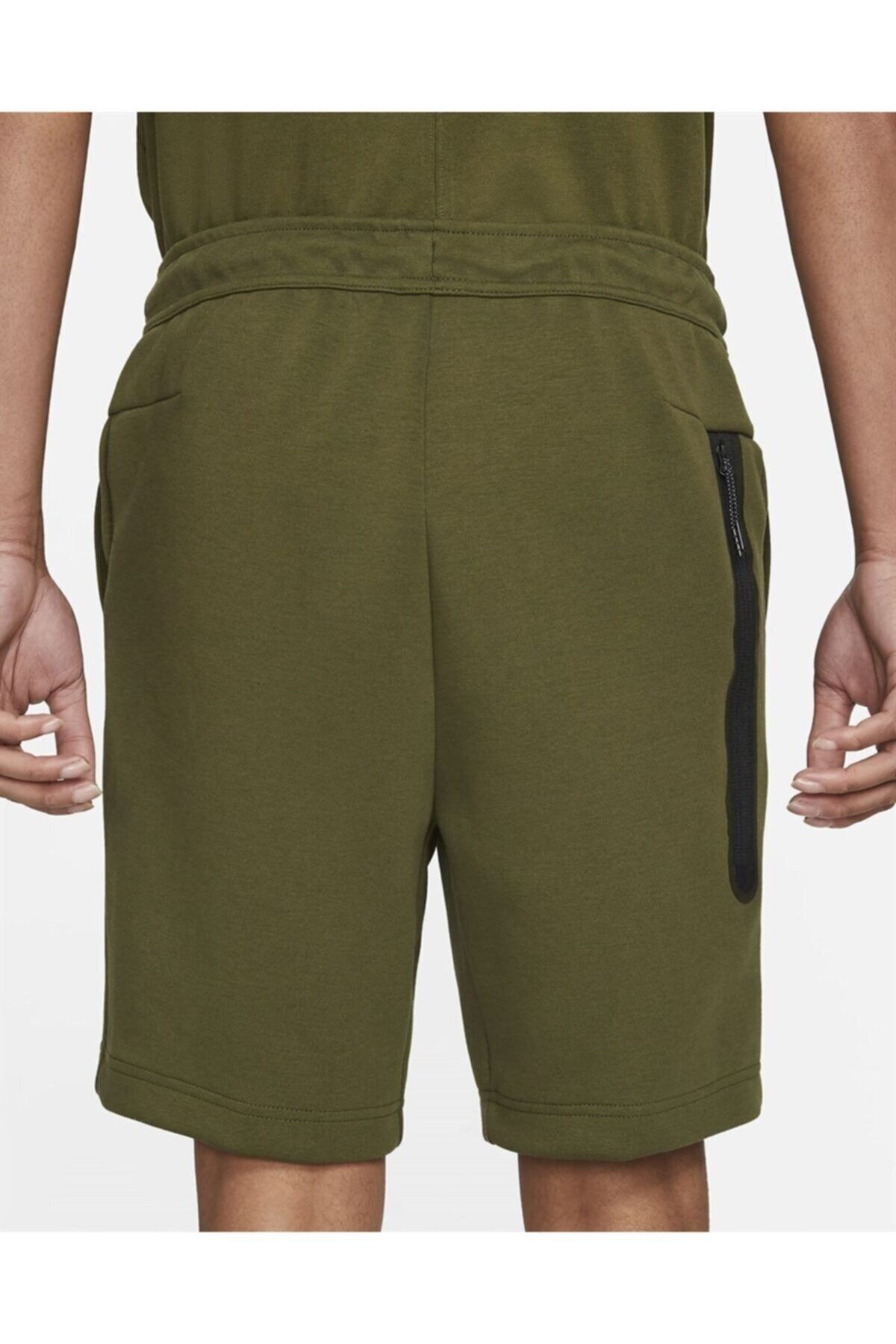Nike Tech Fleece Shorts Men s Shorts Green Trendyol