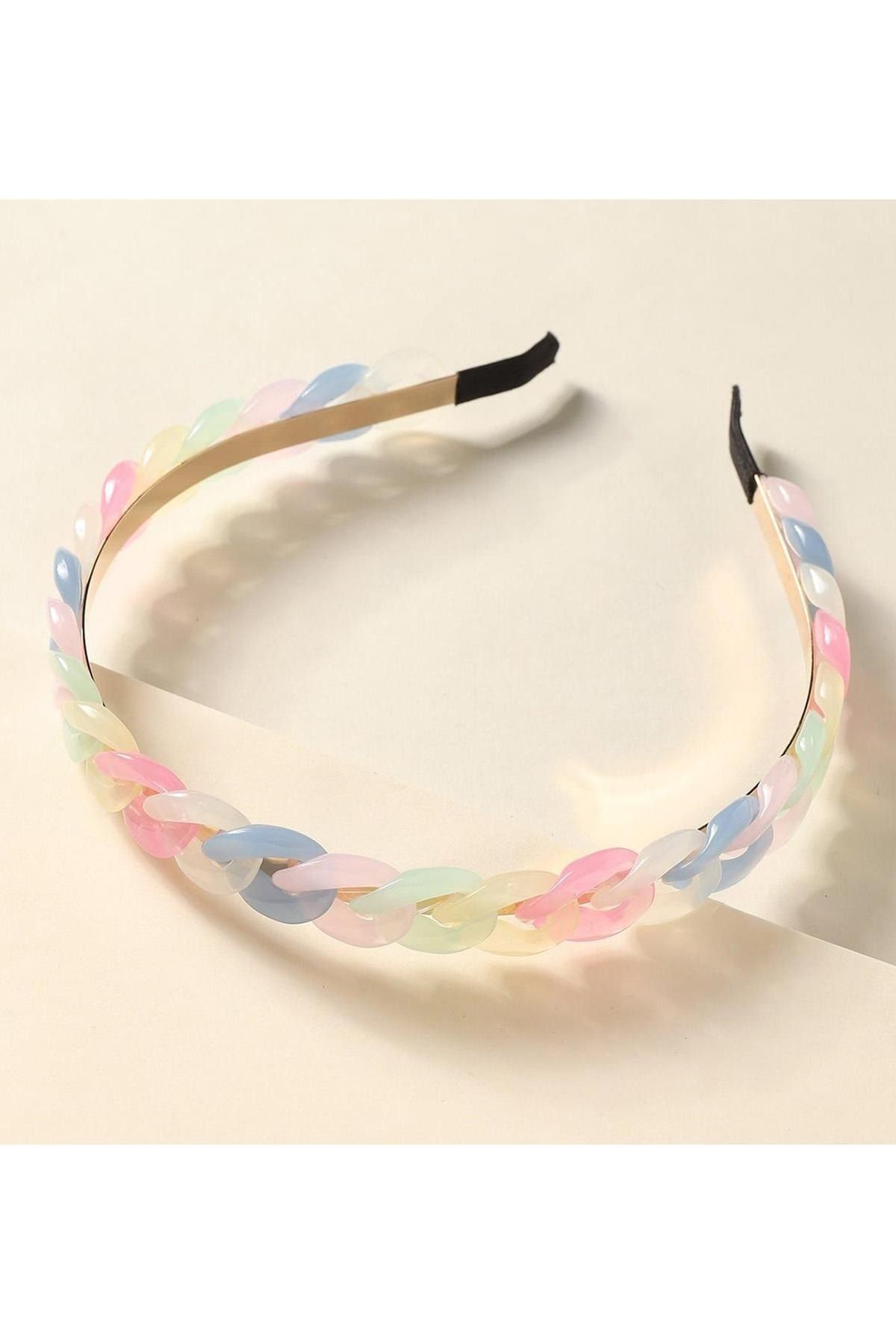 BAHELS Rainbow Chain Detailed Crown Hair Band Trendyol