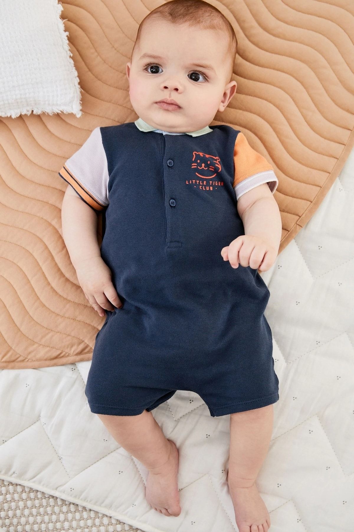 Infant polo hot sale jumpsuit