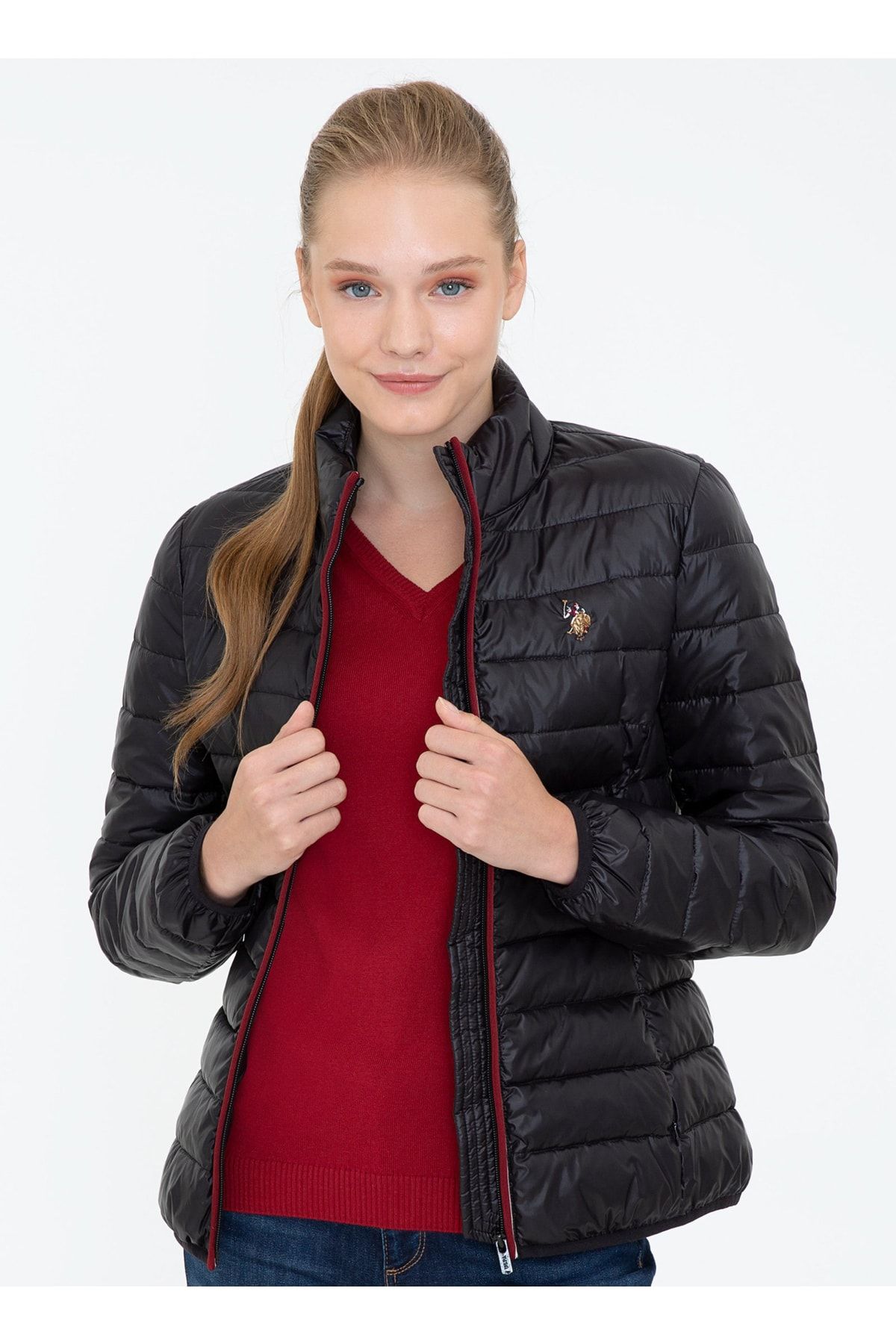 Us polo assn black jacket online