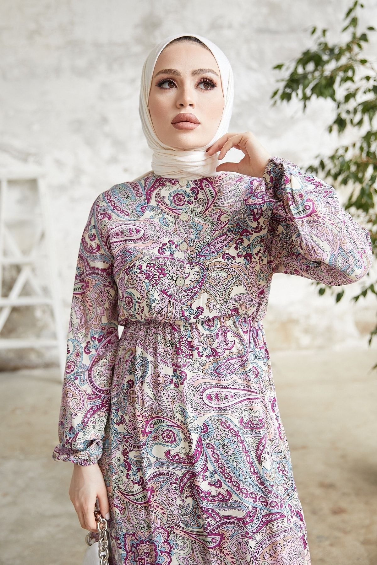Floral dress deals hijab