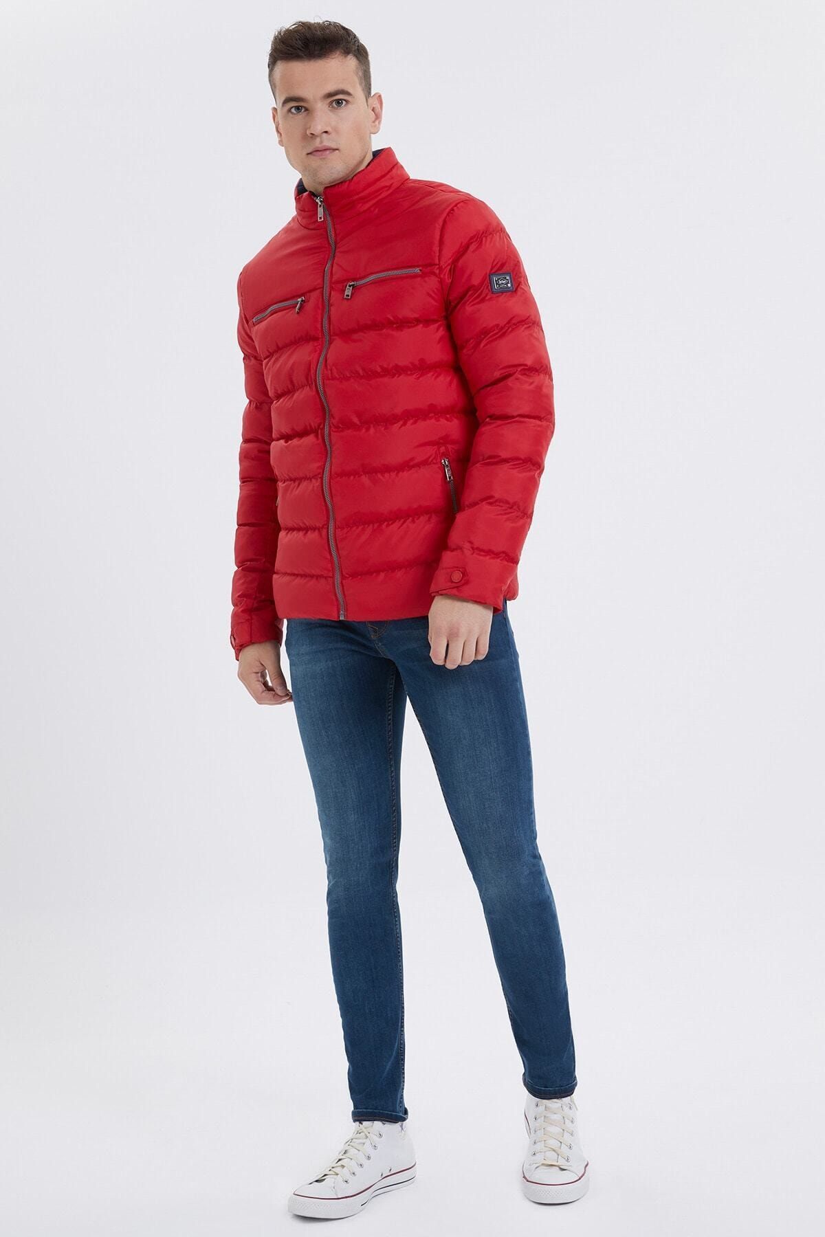 Lee Cooper Winter Jacket - Khaki - Trendyol