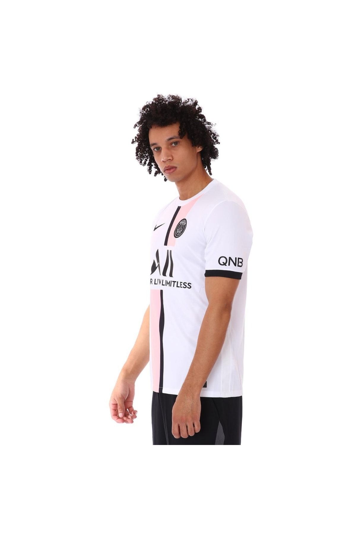Nike Psg Mnk Df Stad Jsy Ss Aw Men s White Football T Shirt Jersey