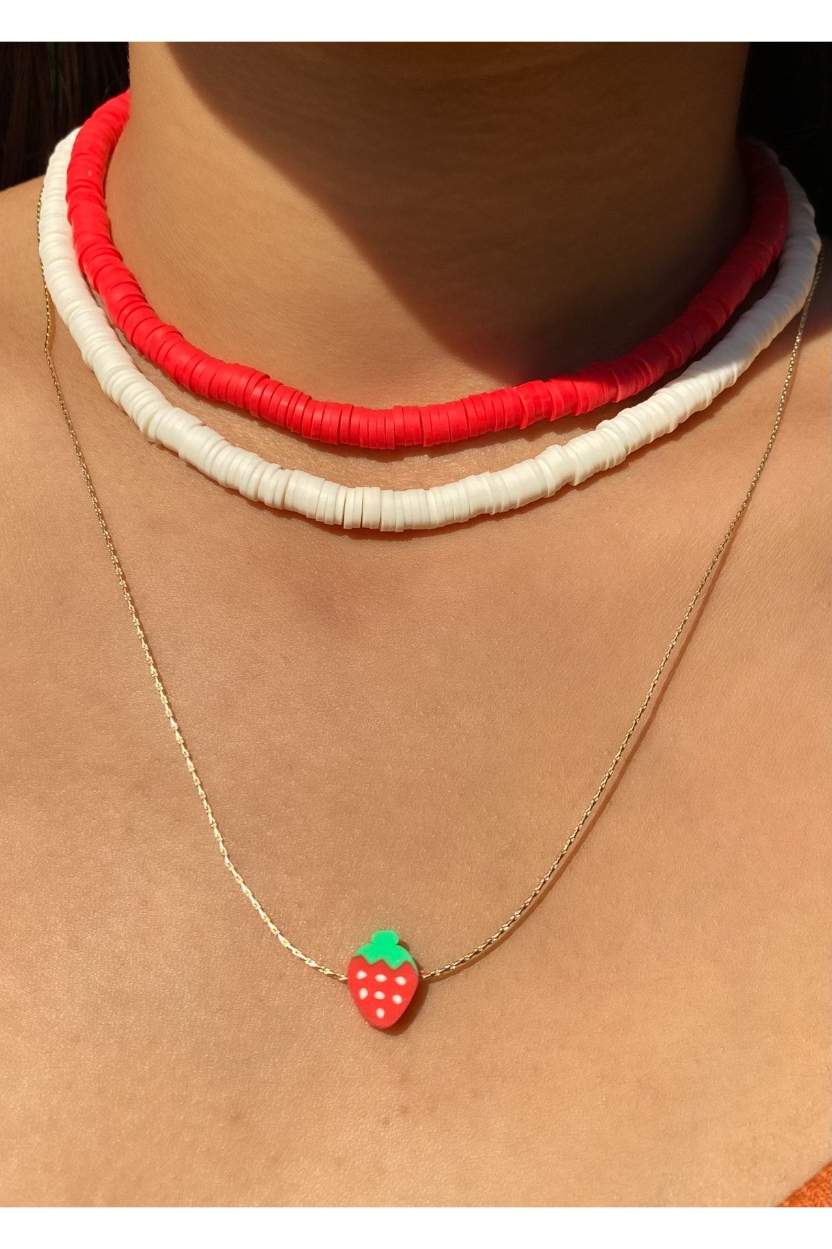 Strawberry necklace cheap