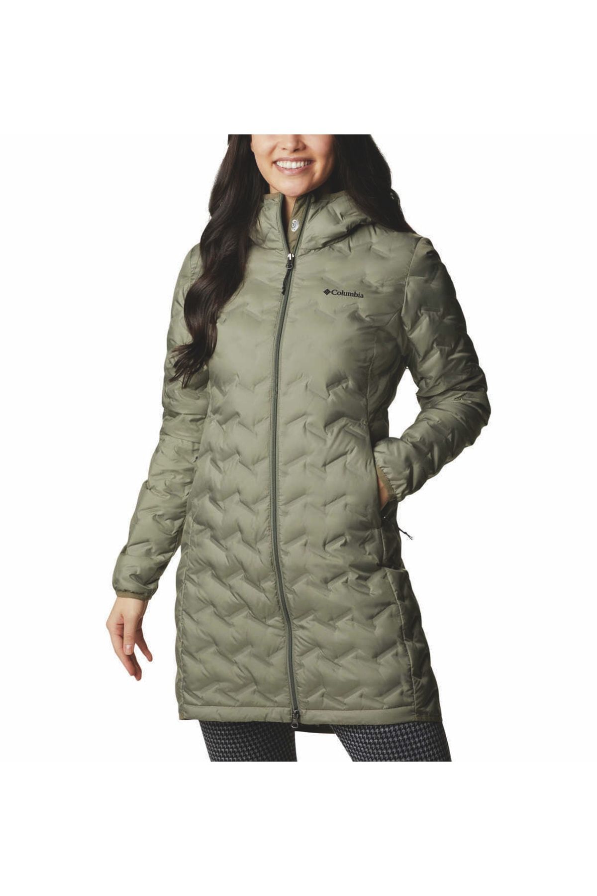 Goose down women's sale long coat