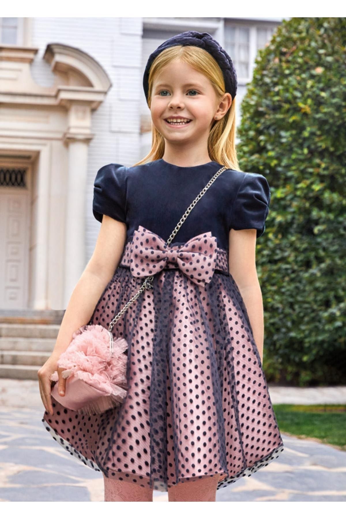Mayoral polka dot dress discount