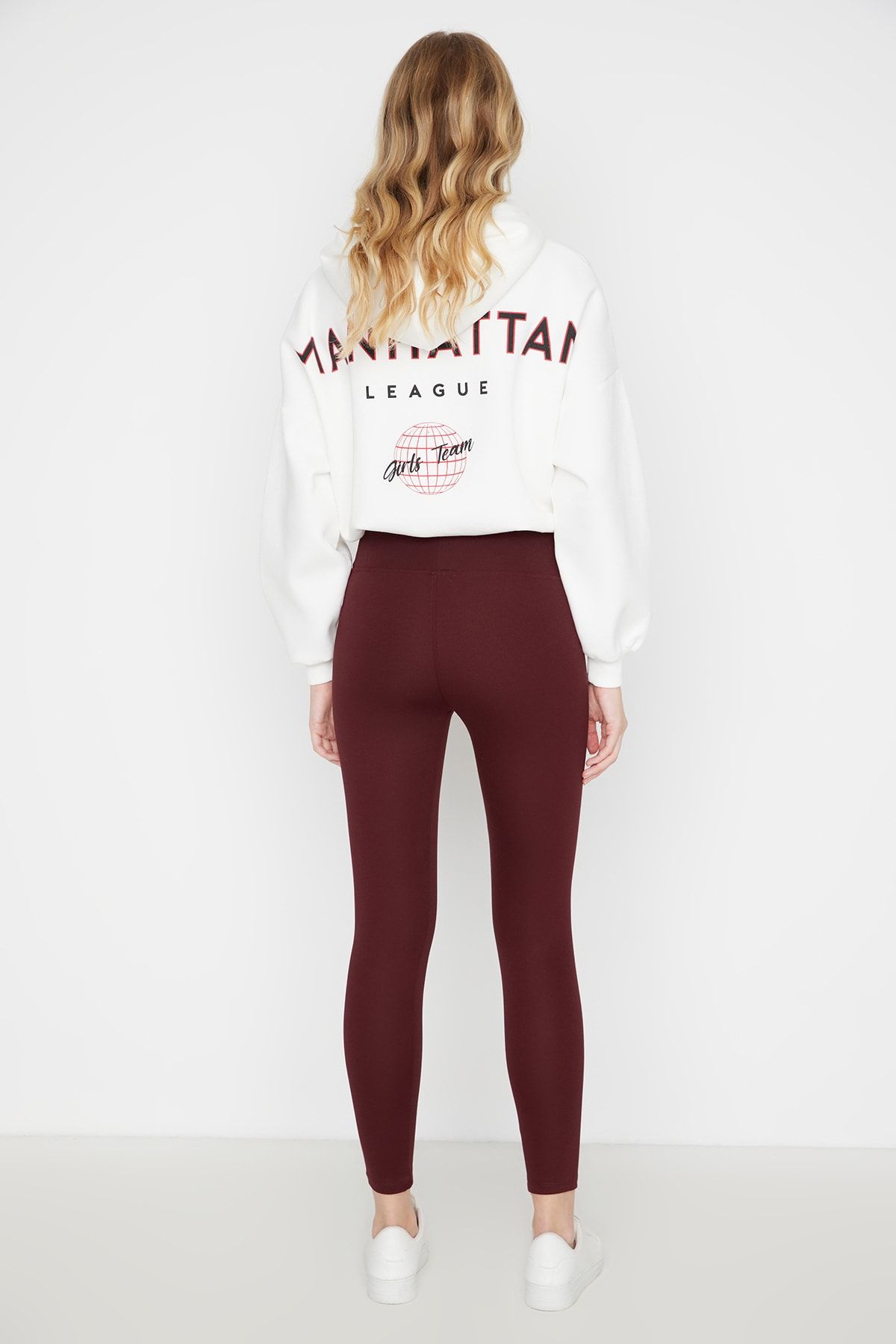 Trendyol Collection Burgundy Leggings Styles, Prices - Trendyol