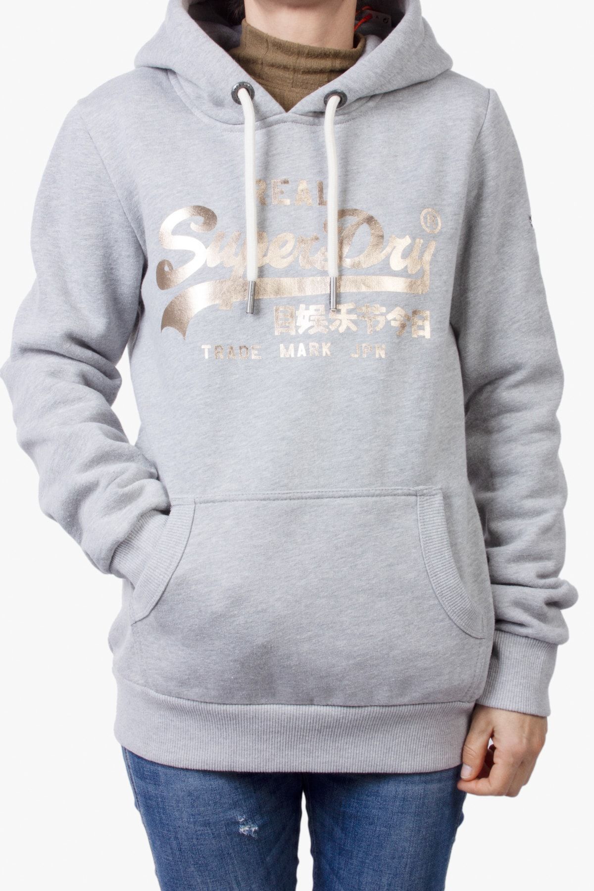 SUPERDRY Sweatshirt Gray Regular fit Trendyol