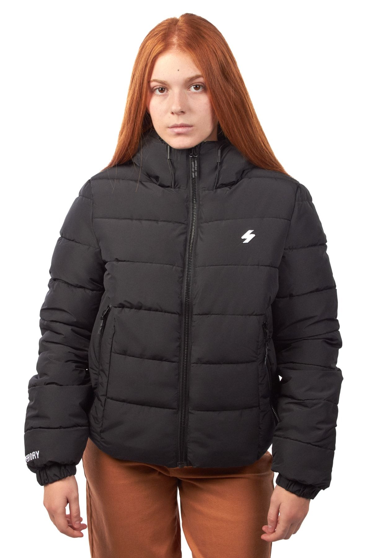 SUPERDRY Winter Jacket Black Puffer Trendyol