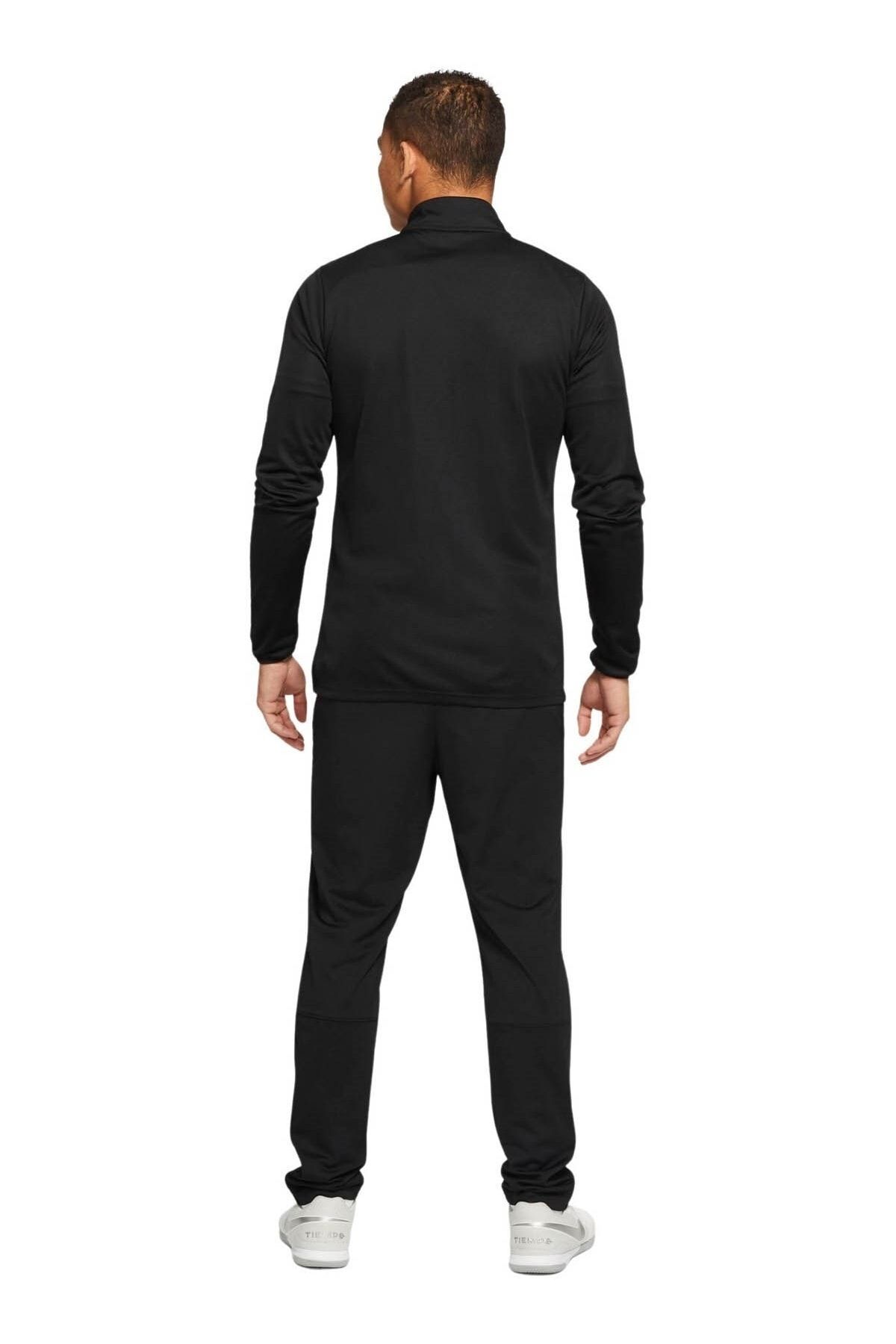 Mens black and shop white nike tracksuit