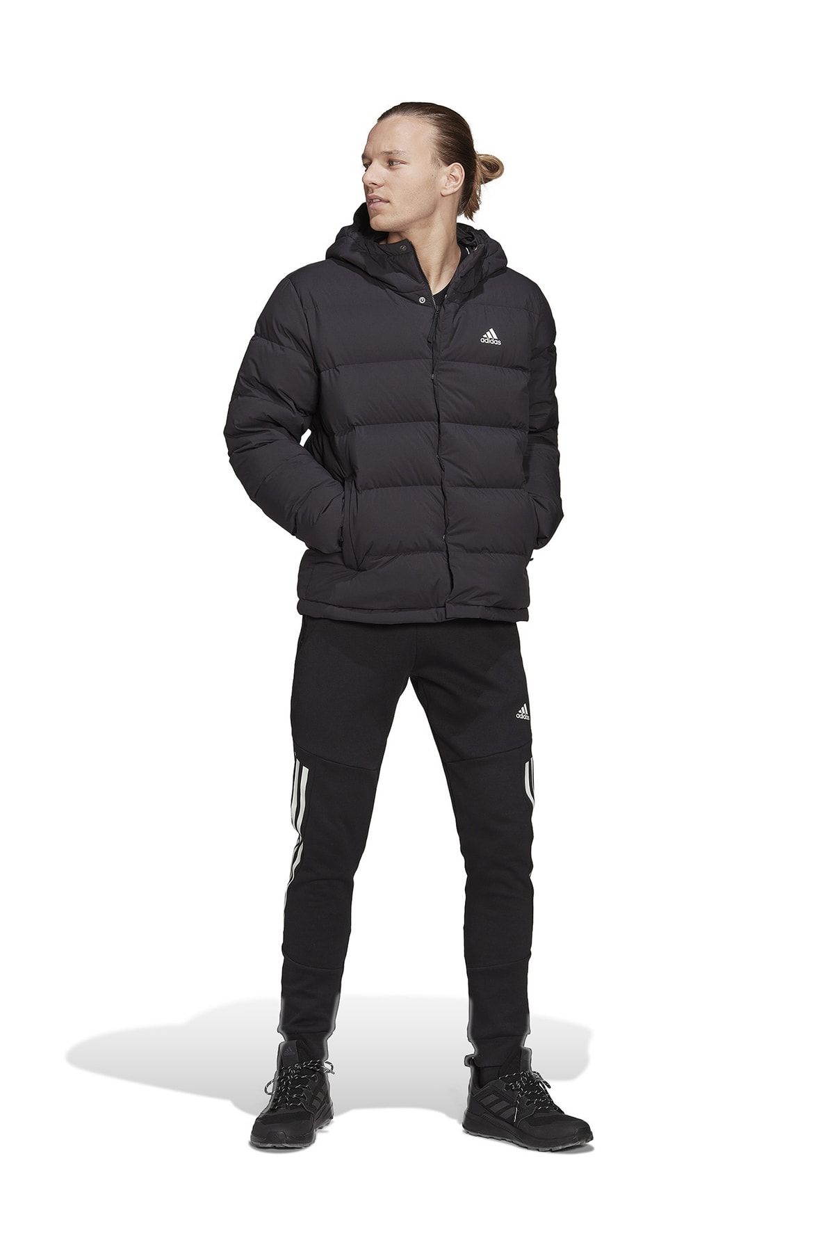 Adidas winter hooded jacket best sale