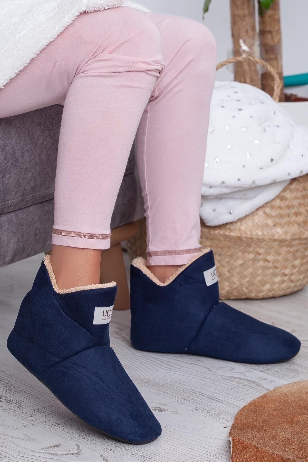 Navy blue online non slip shoes