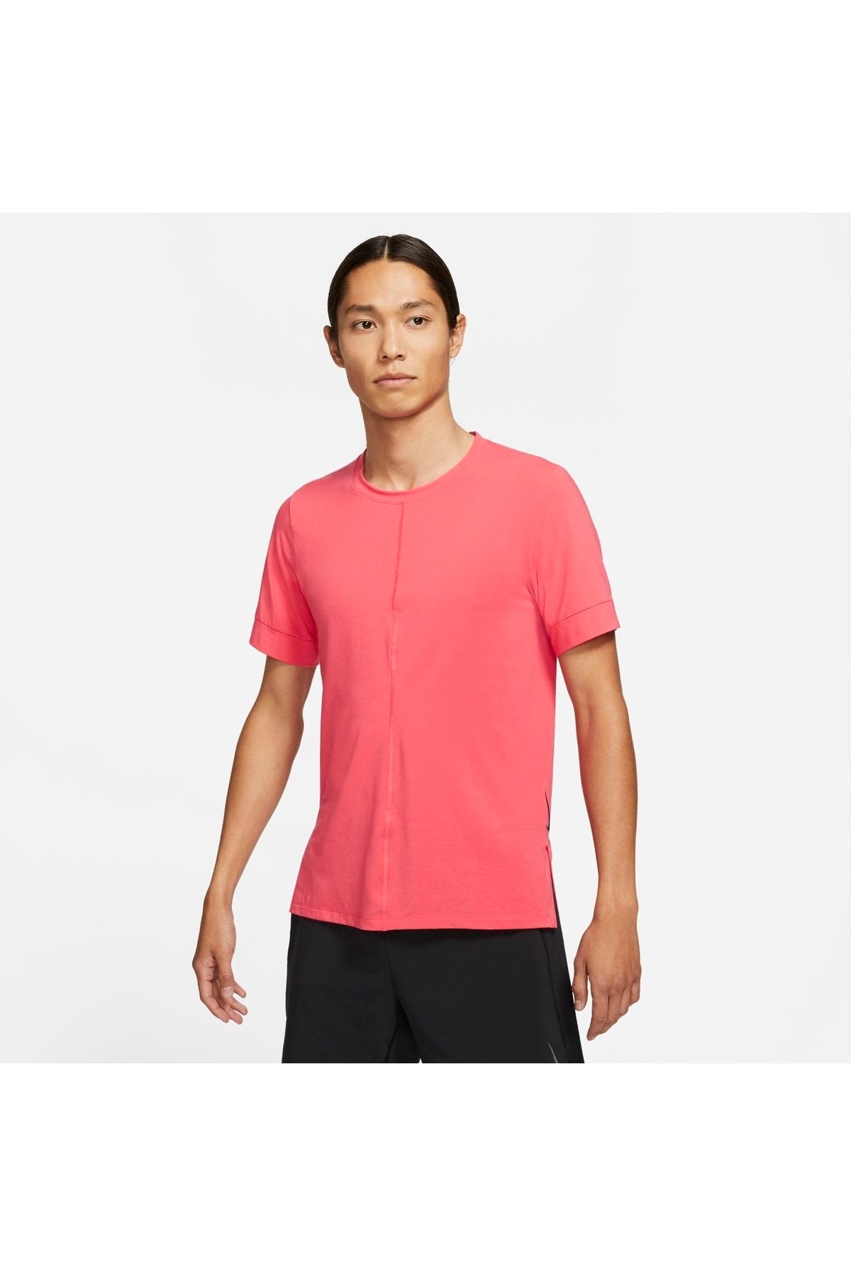 Nike Yoga Dri-fit Short-sleeve Top Men's T-Shirt Bv4034-646 Slim