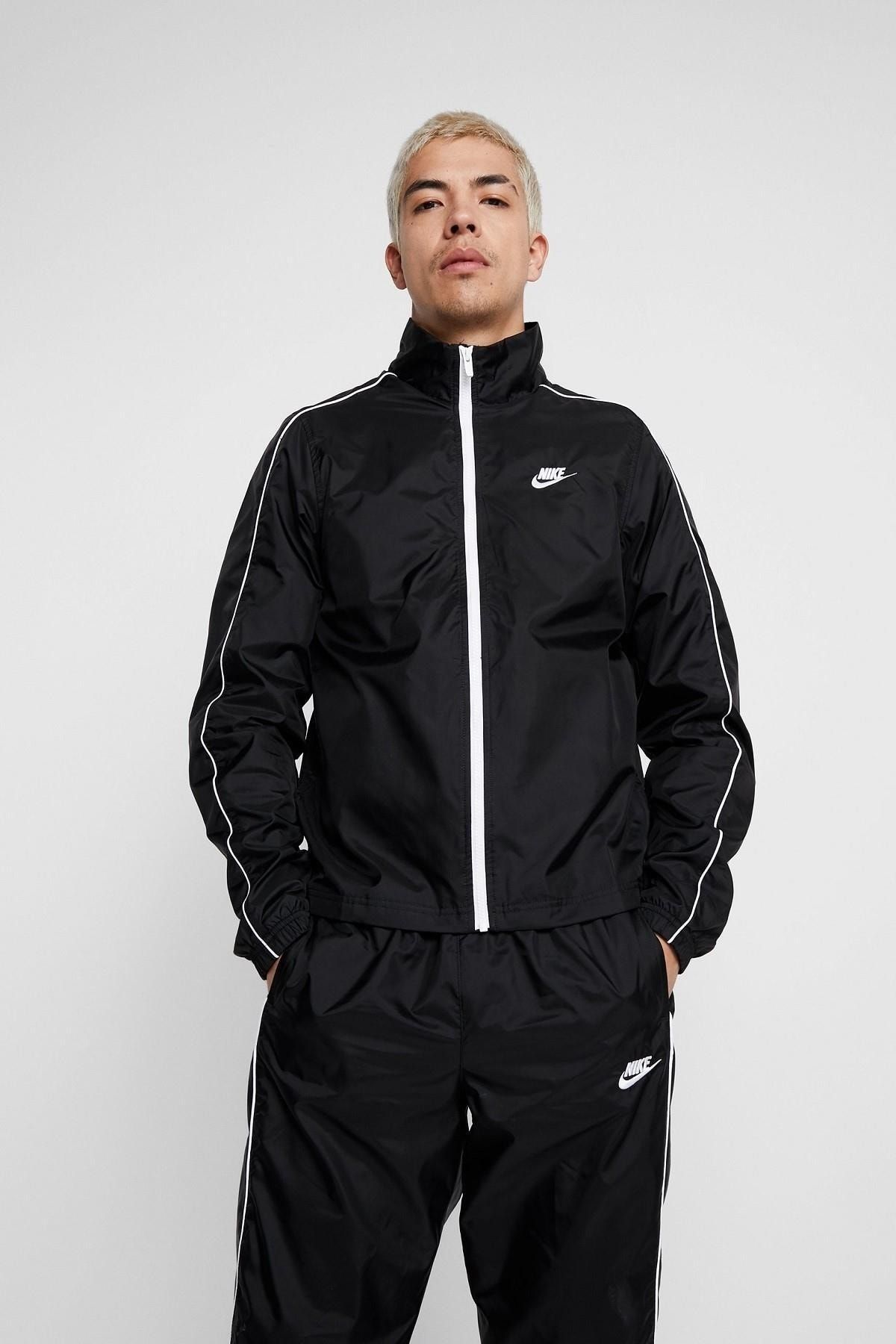 Nike black clearance tracksuit set