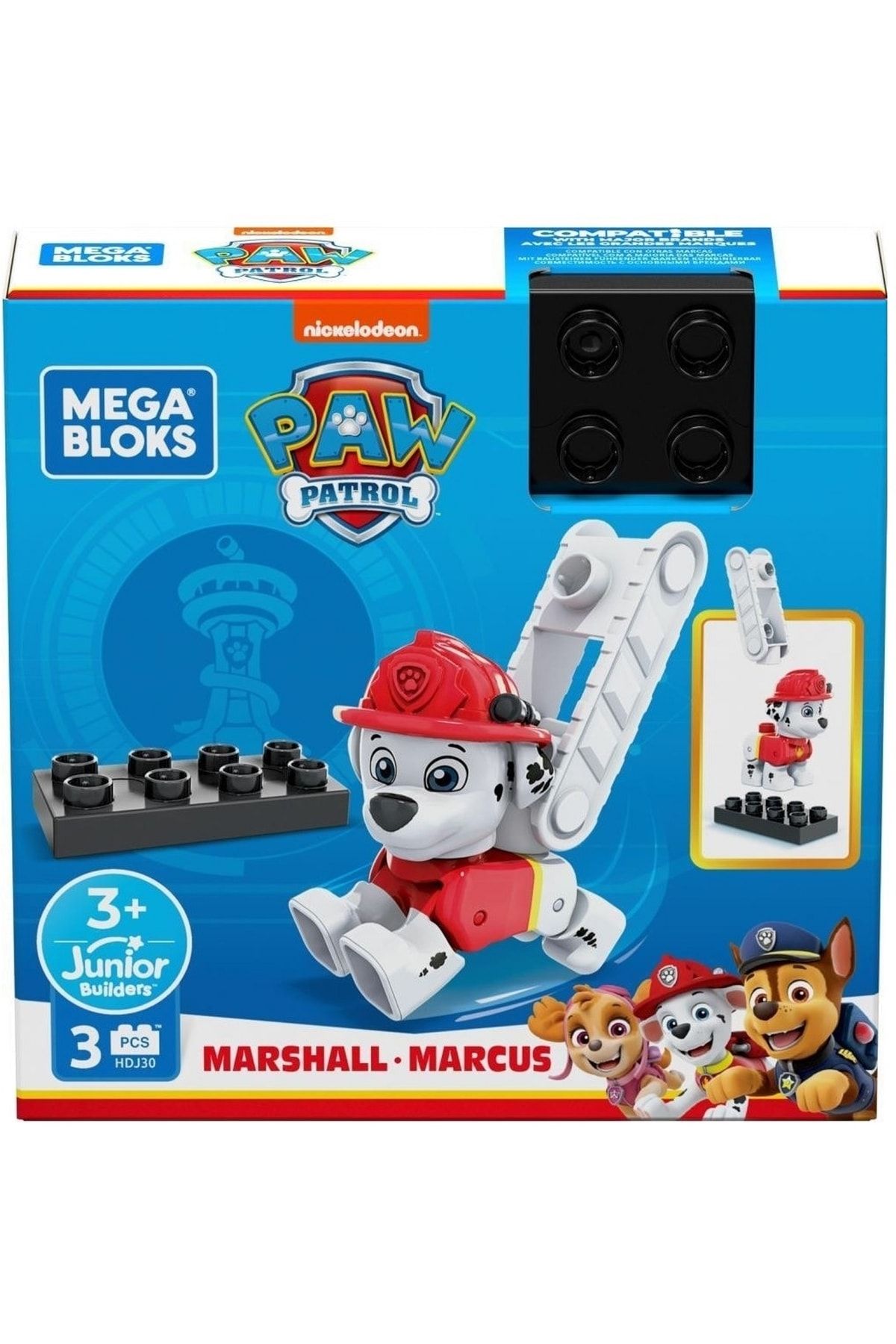Mattel Paw Patrol Lego Duplo Compatible Marshall Marcus Figure