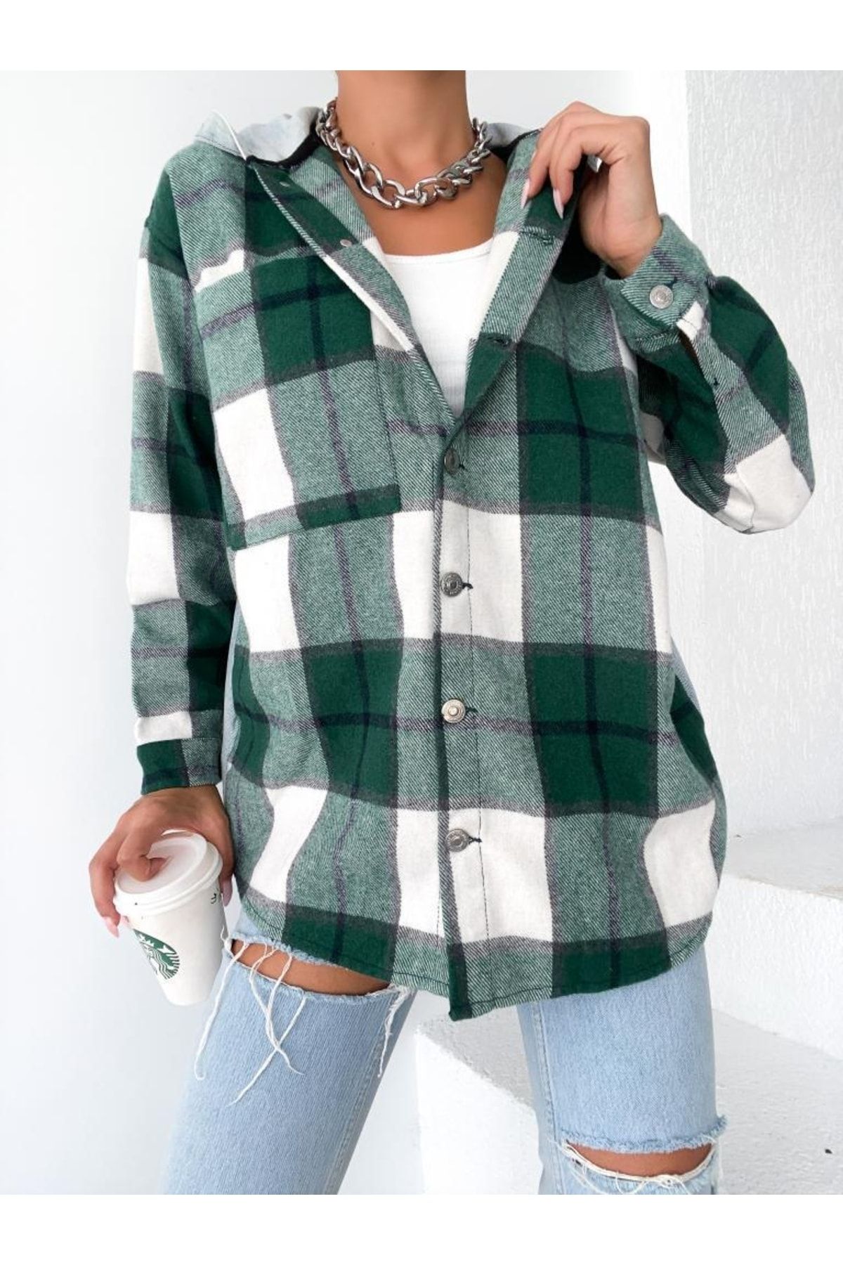 Green sale lumberjack jacket