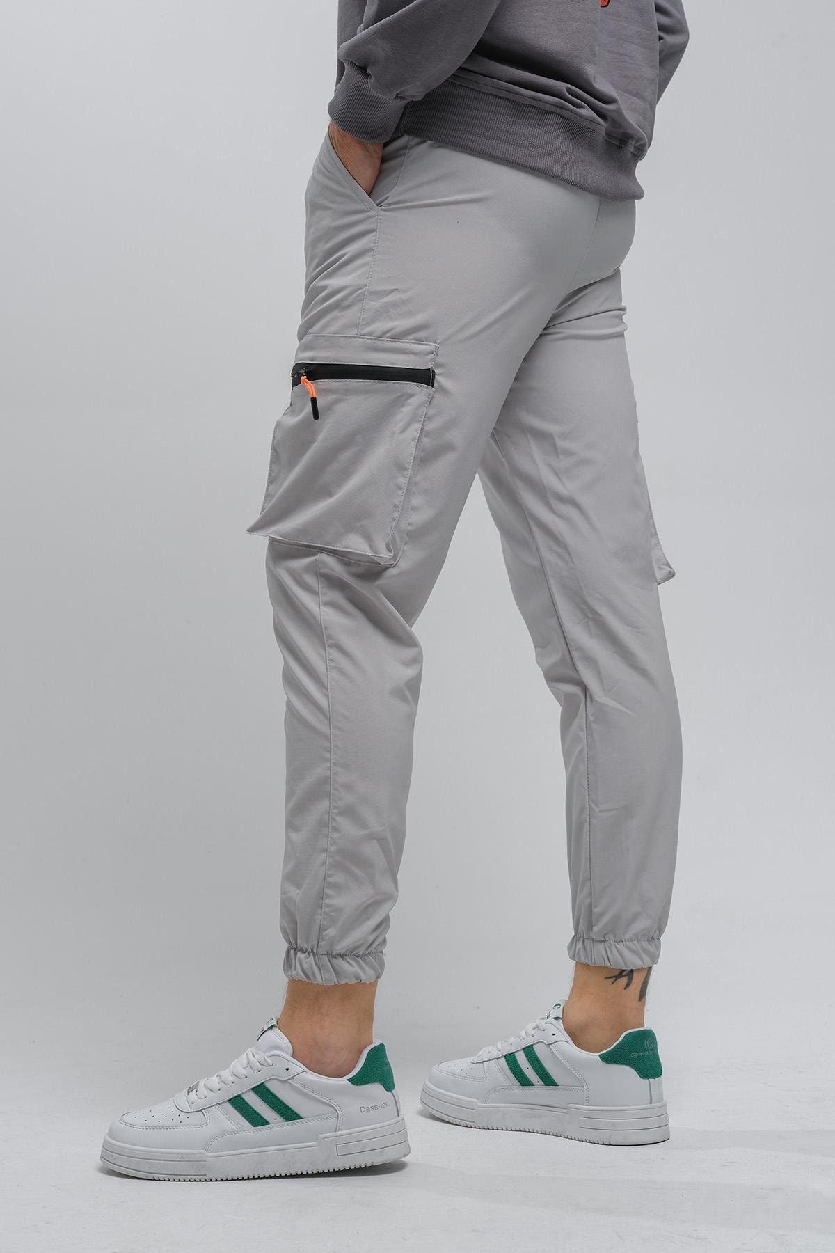 Oksit Baltassare Slim Fit Men s Tracksuit Bottom with Zipper