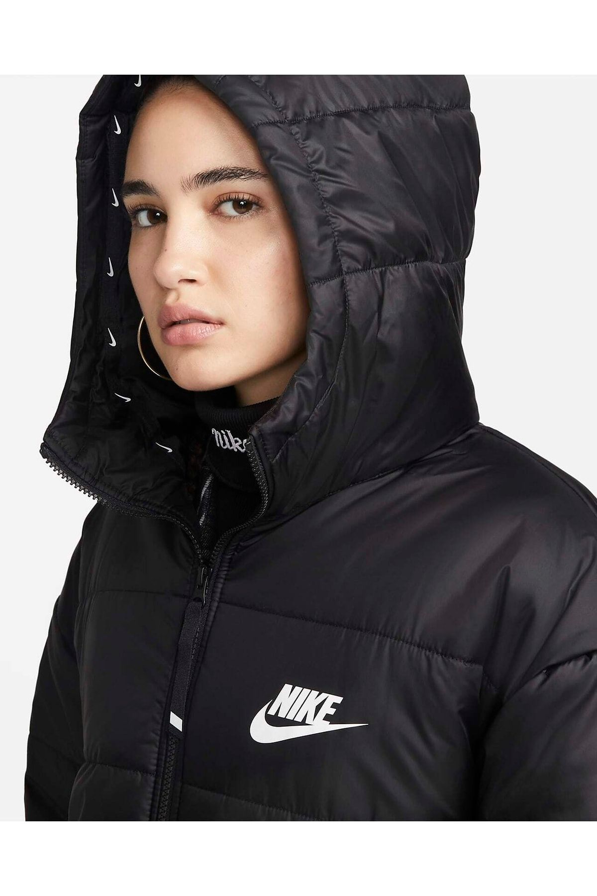 Nike, Sportswear Therma-FIT Repel Women's Jacket, Bordô/Preto/Branco