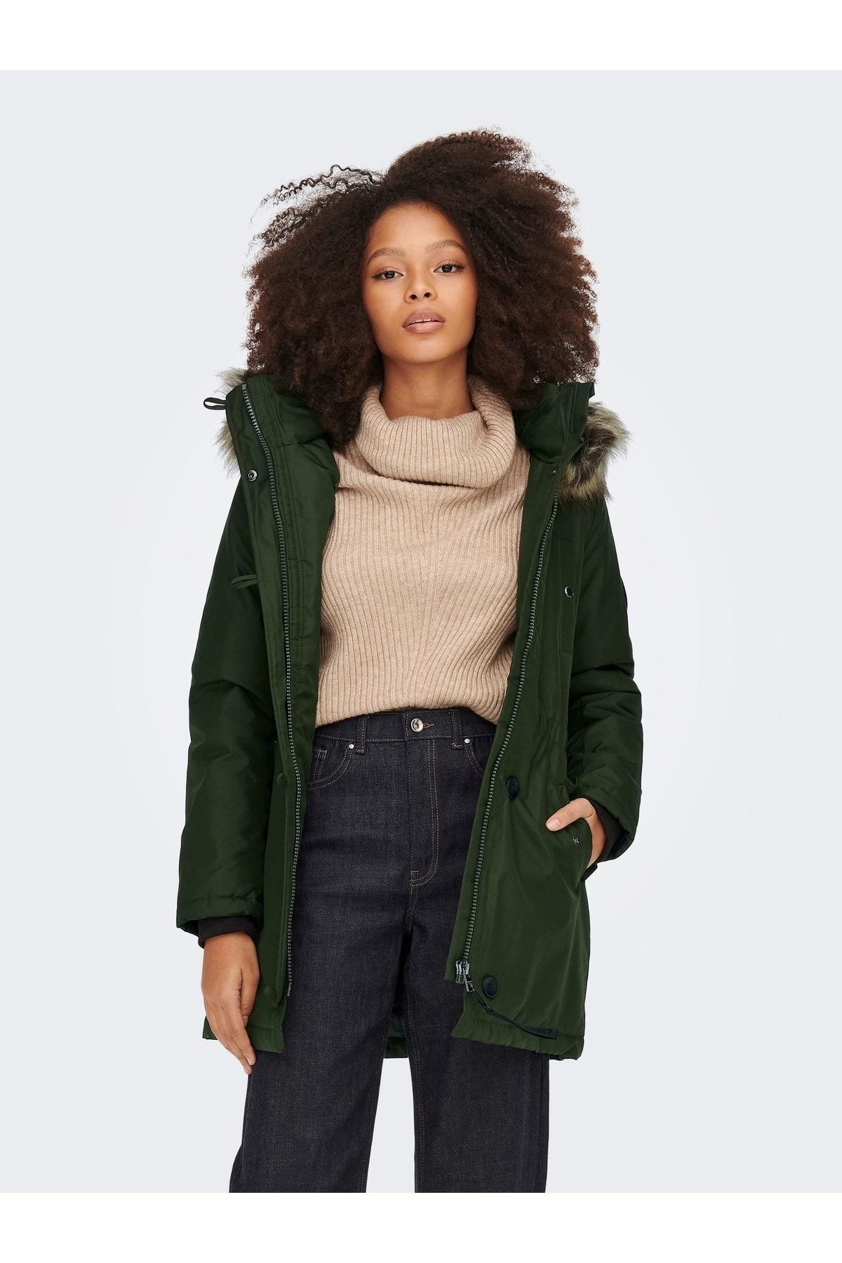 Only iris hotsell parka coat