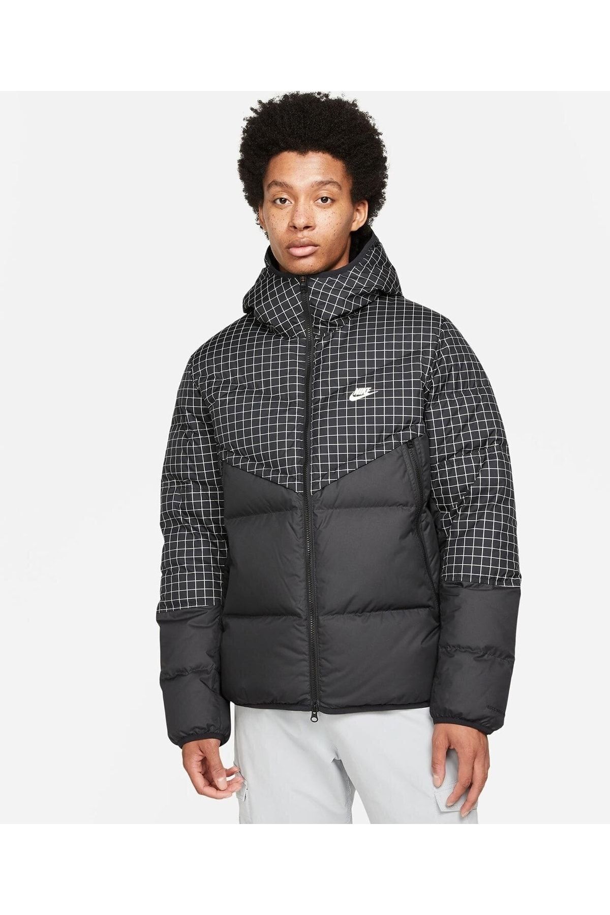 Nike M Nsw Sf Windrunner Hd Jkt Aop Duck Feather Men s Coat