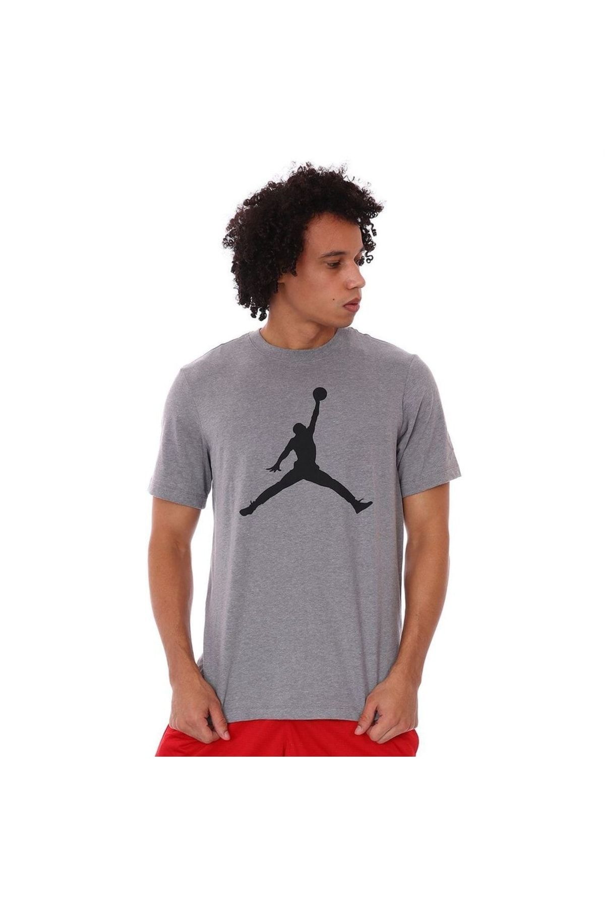 Gray hot sale jordan shirt