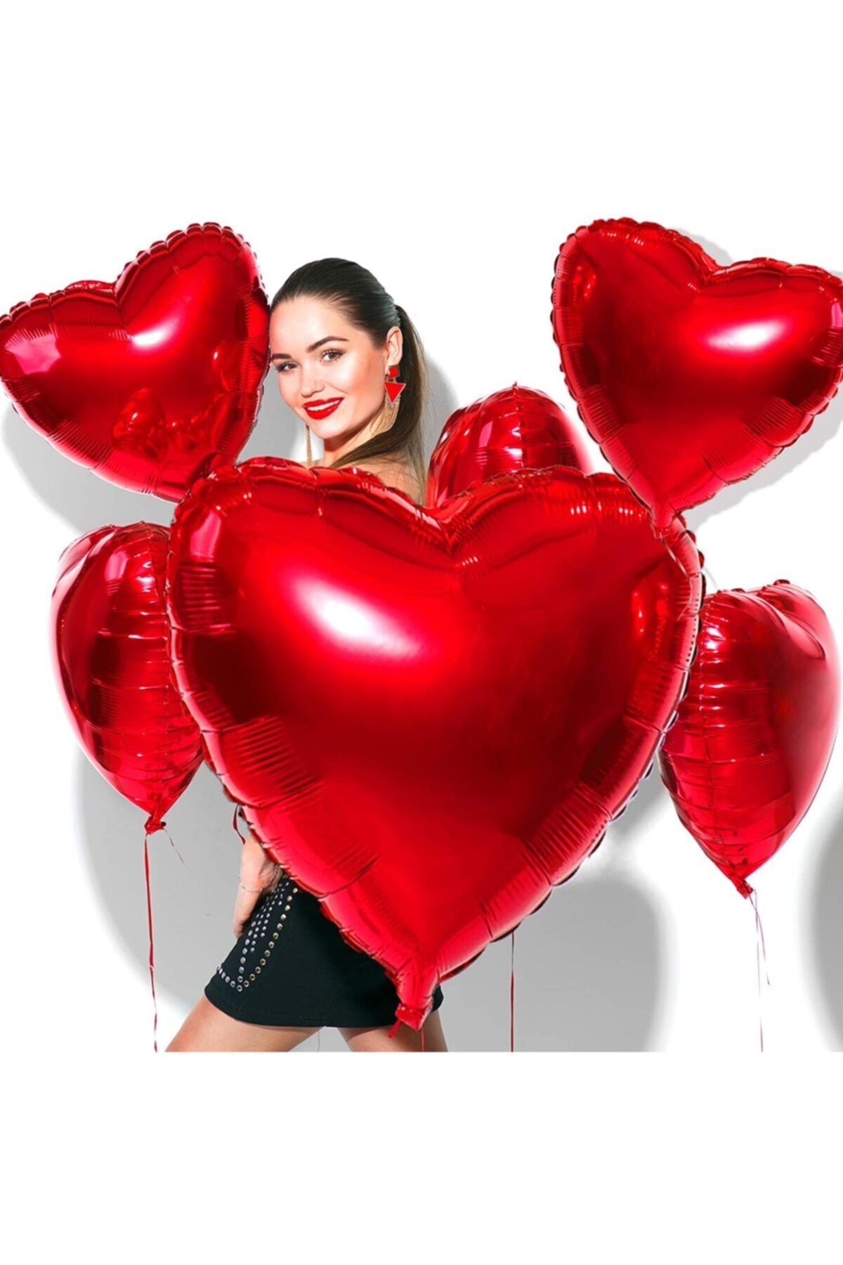 Heart shop shaped balloons