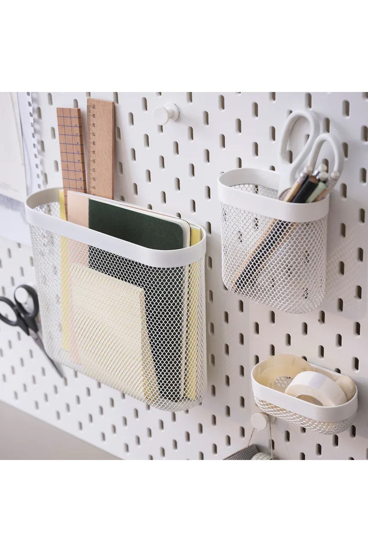 Gray online storage baskets