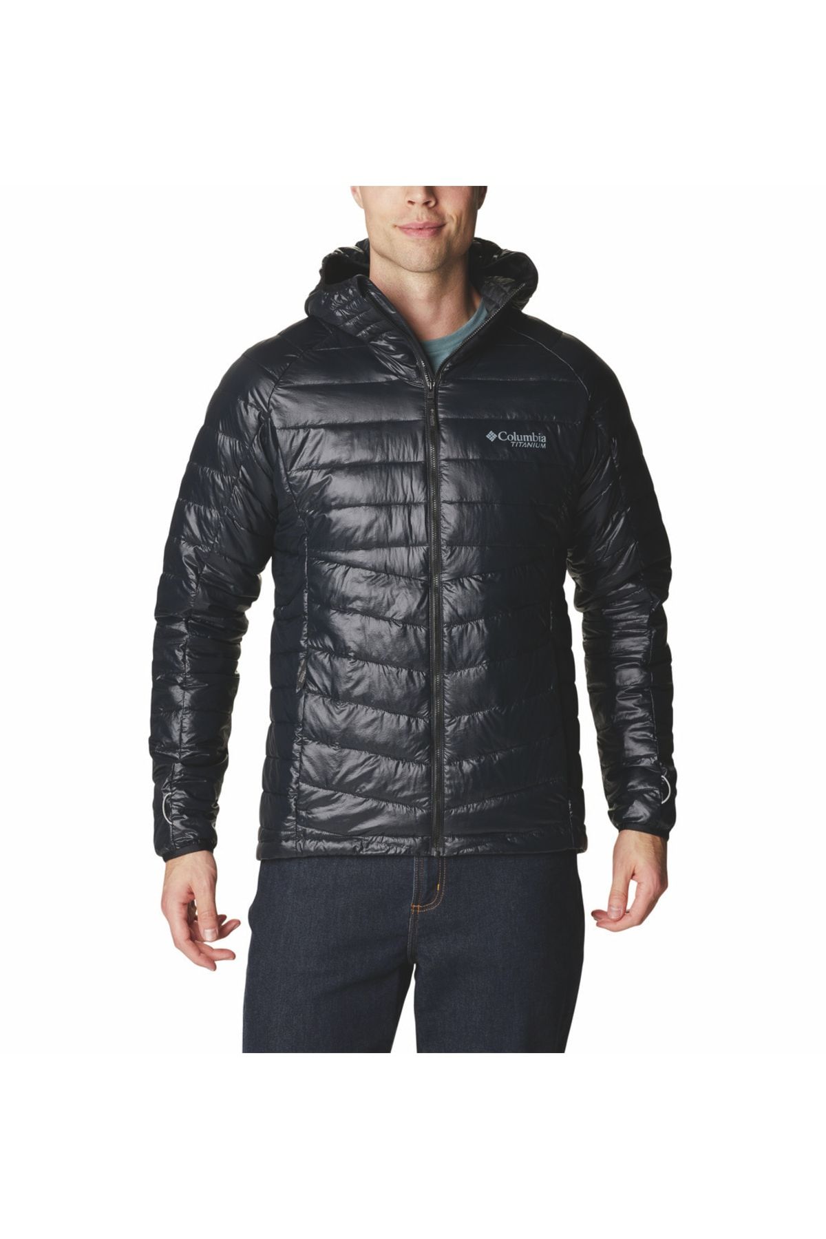 Columbia down outlet jacket titanium