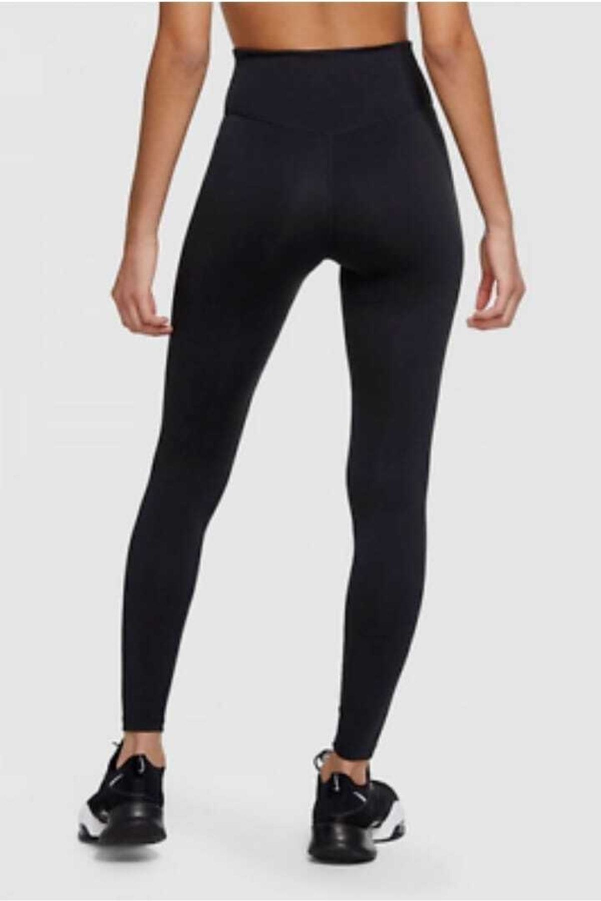 Nike One Women Black/Gold Mid-Rise Printed Training Leggings DQ6308-010  Size XS