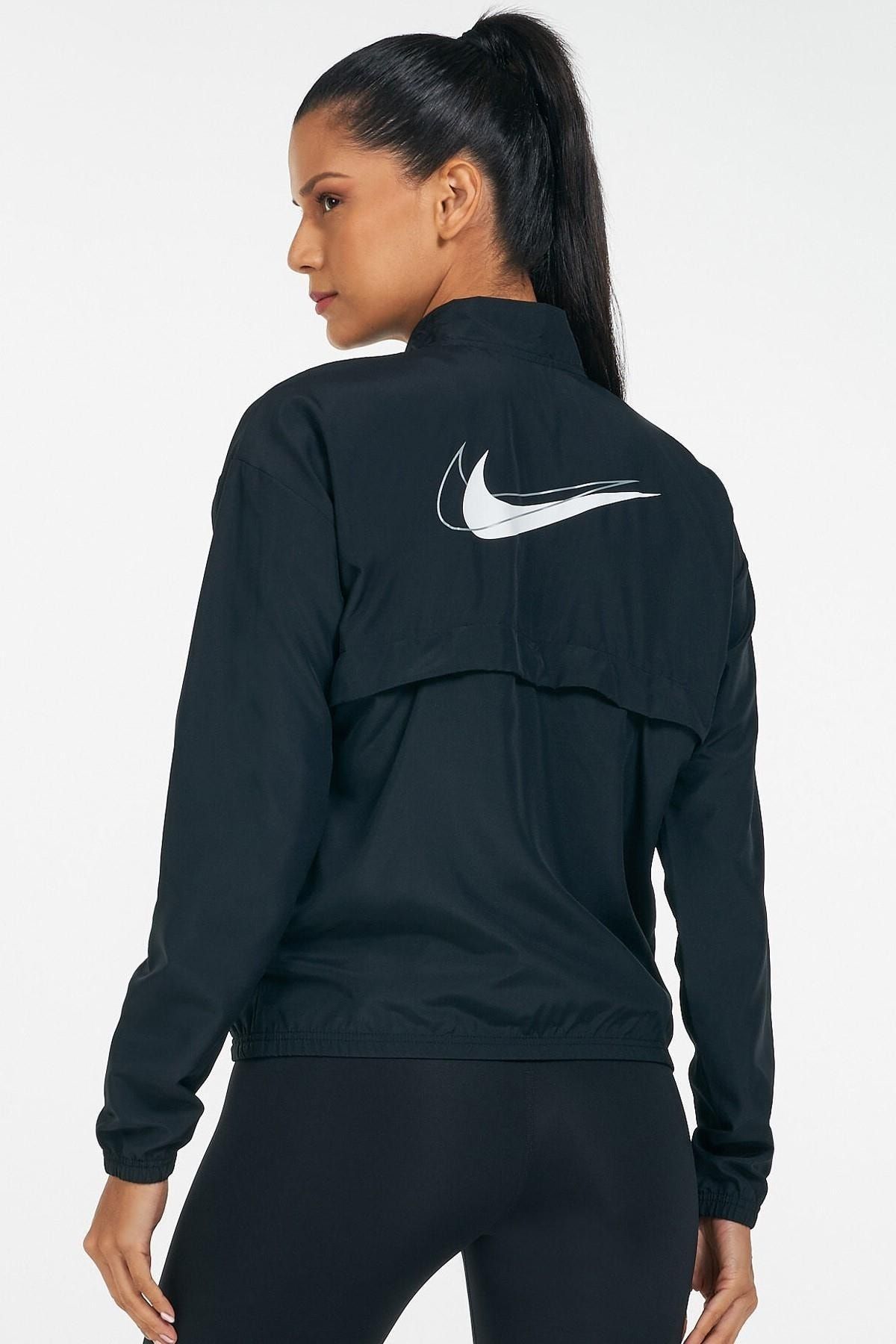 Nike Running Full Zip Jacket Packable Garment Reflective Women s