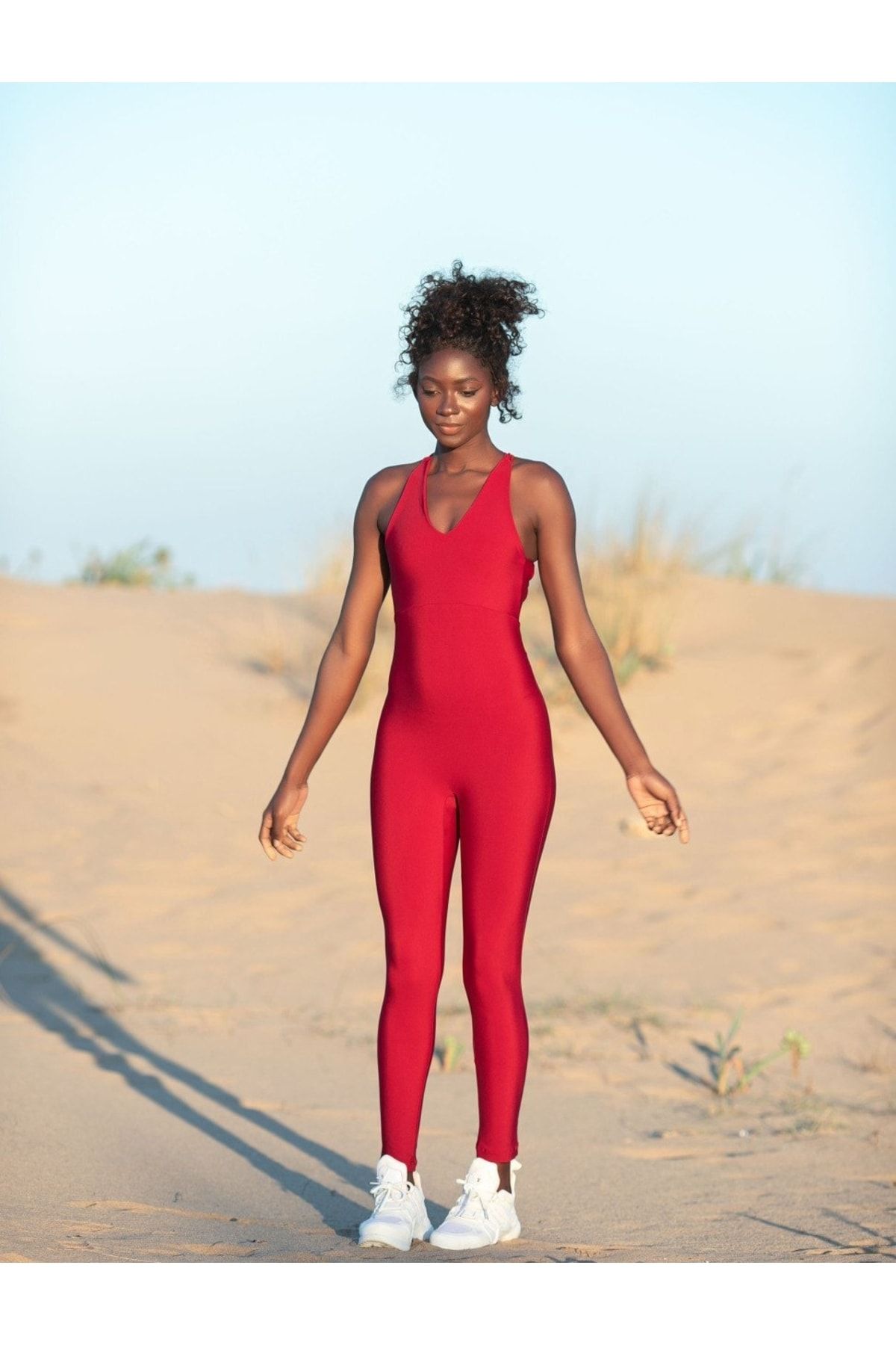 lismina Sports Jumpsuits Red Trendyol