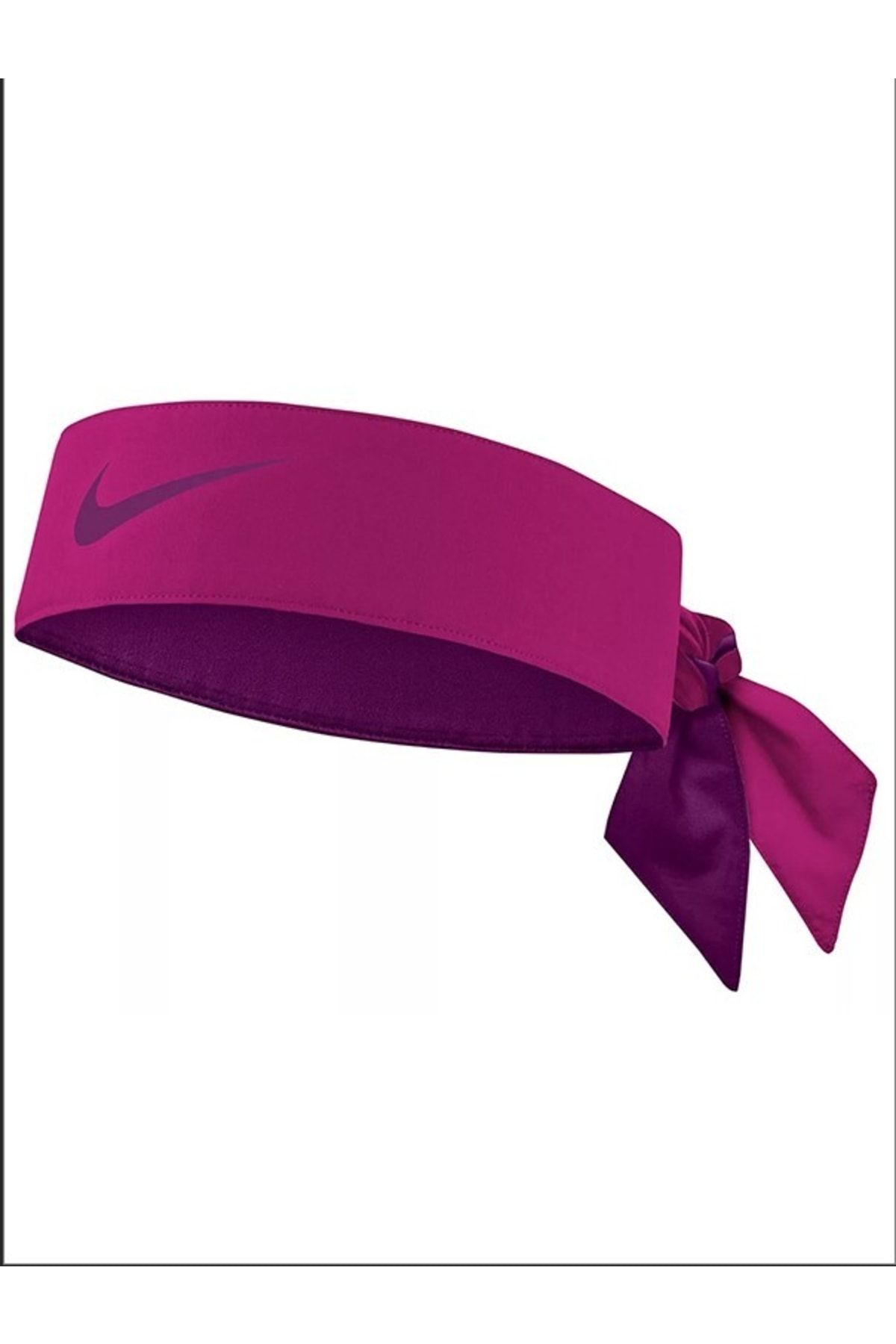 Nike Dri Fit Head Tie Bandana Double Sided Headband Pink And