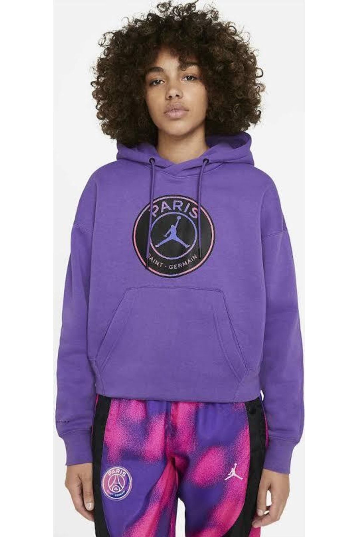 Nike air jordan psg womens fleece hoodie paris saint germain