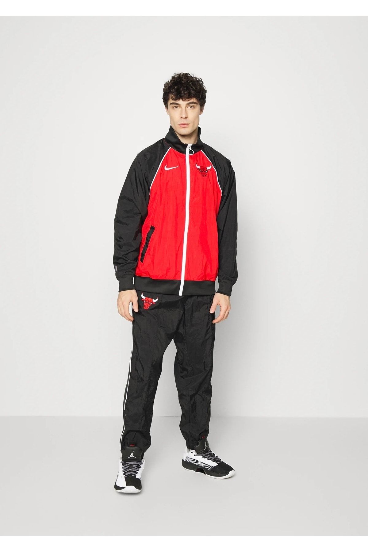 Nike Men s Tracksuit Top Red Trendyol