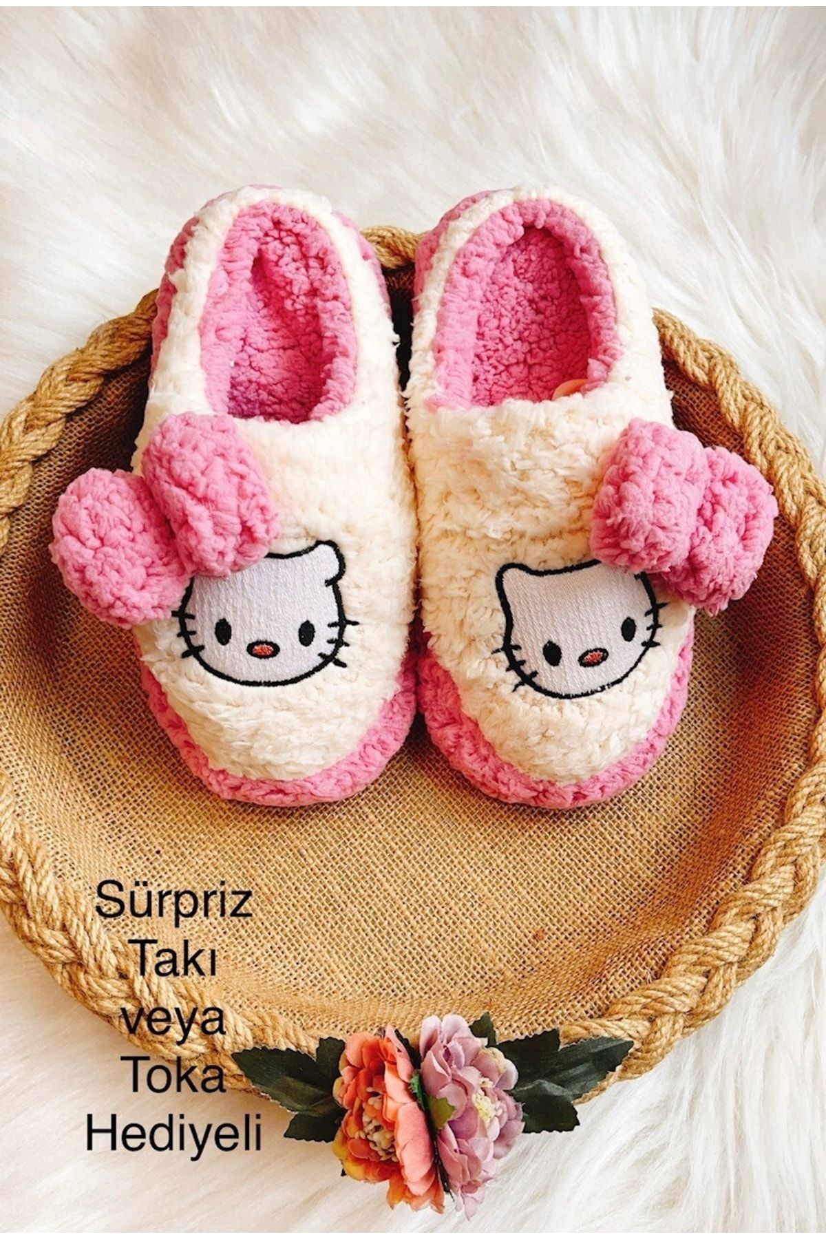 Ye im Aksesuar Women s Children s Cat Indoor Slippers House Shoes