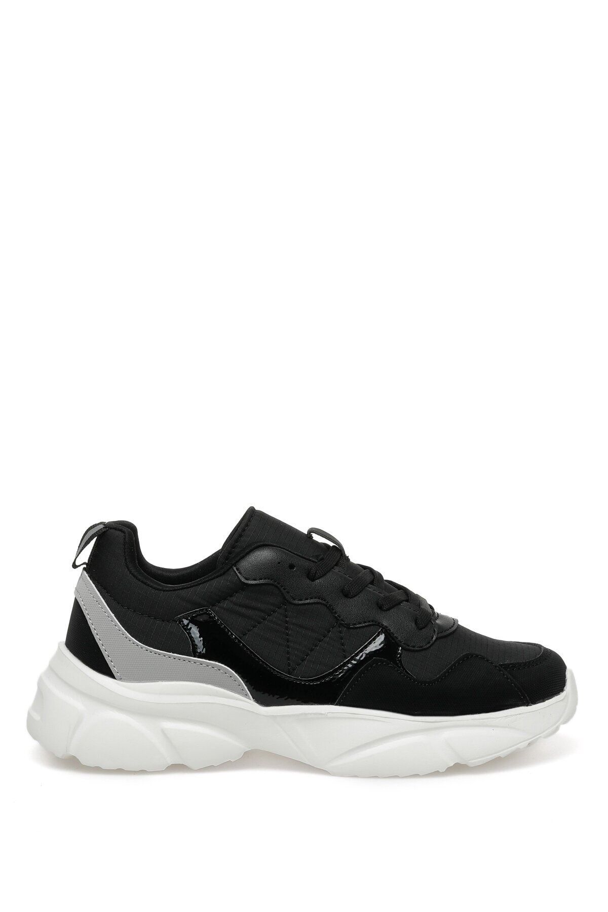 Black cheap flat sneakers
