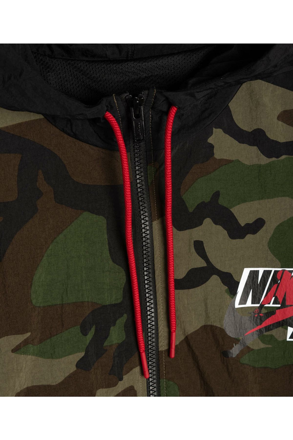Red jordan windbreaker sales