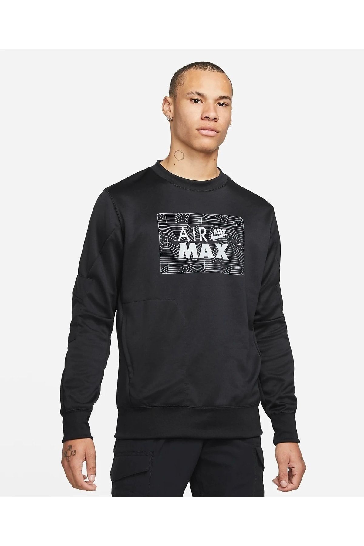 Nike air sweatshirt top black