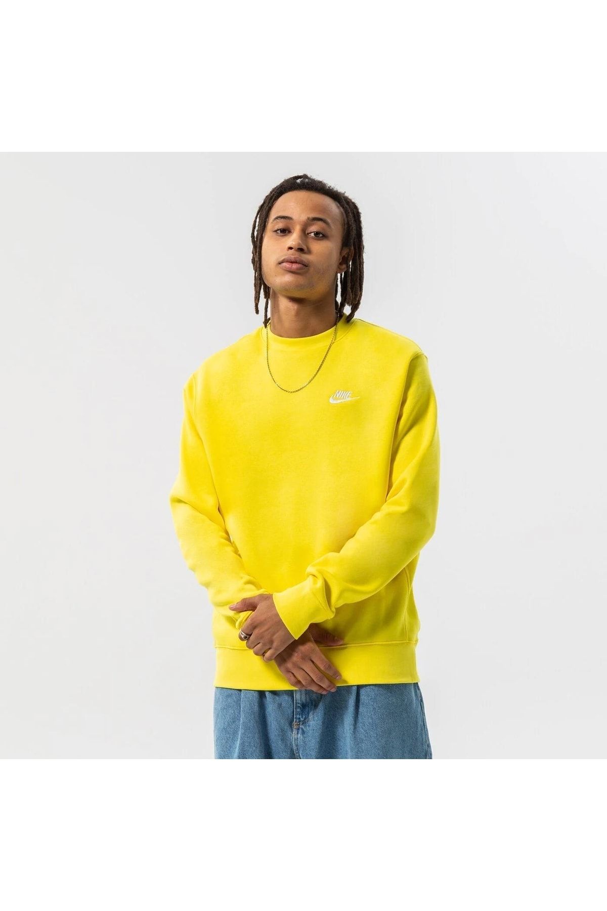 Yellow sweatshirt nike shop