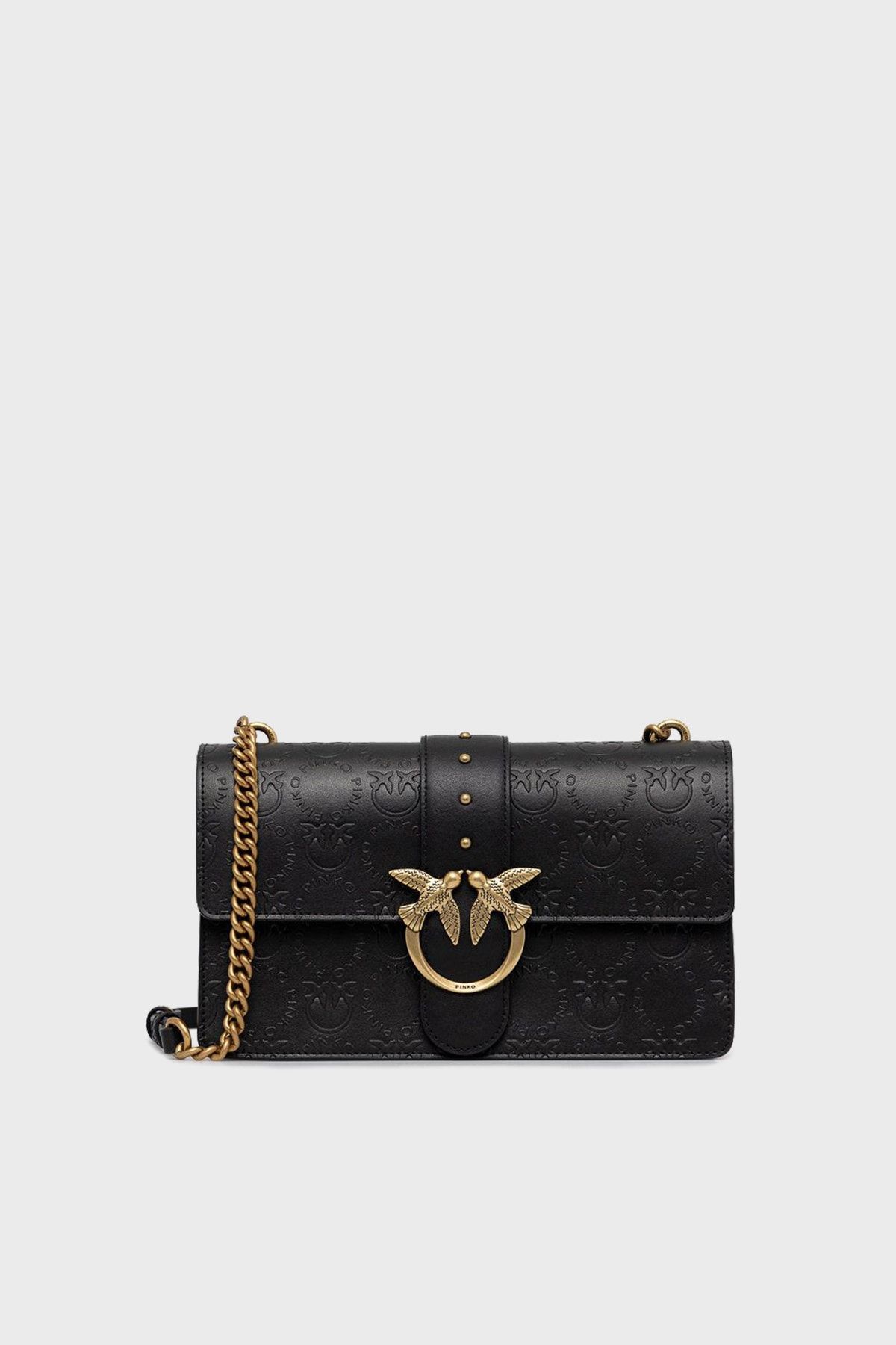 Pinko leather top bag