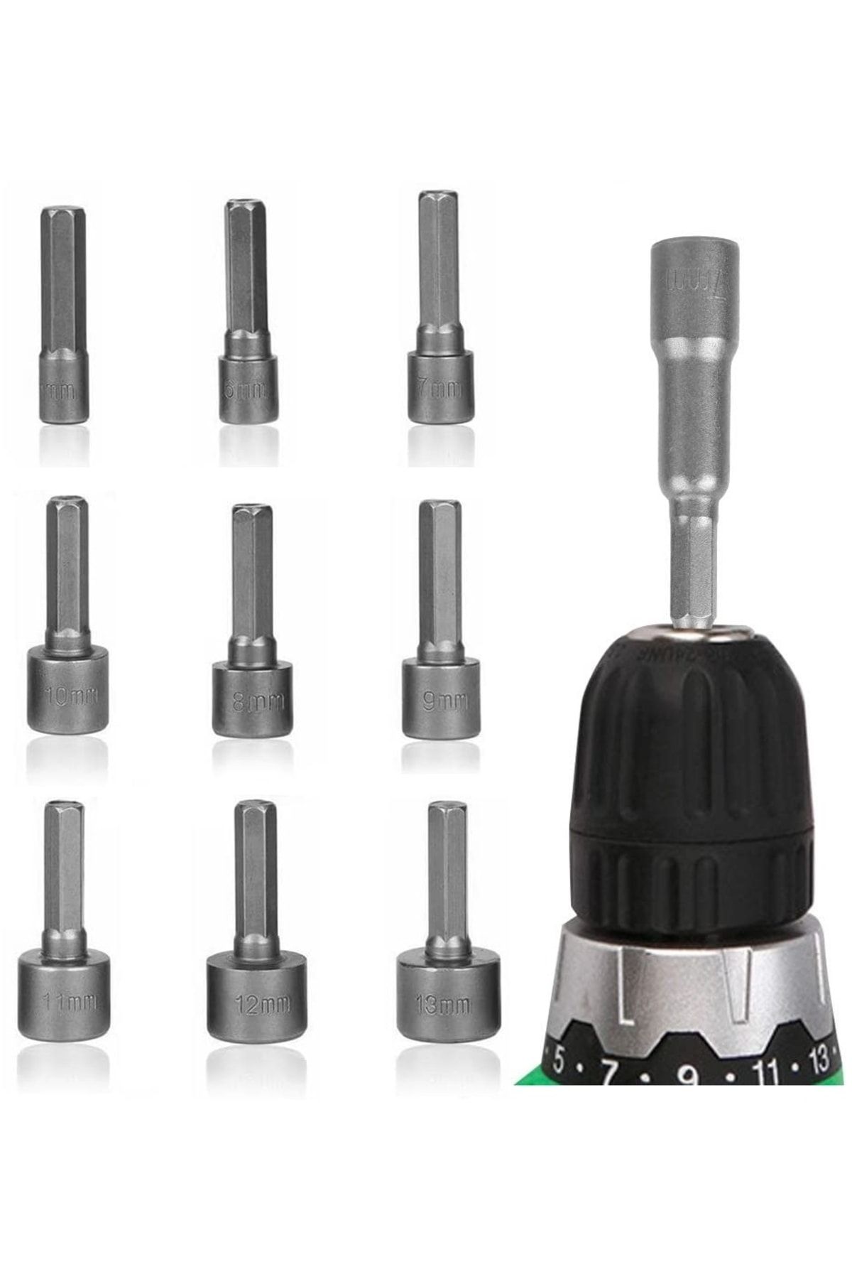 Hex nut online socket set