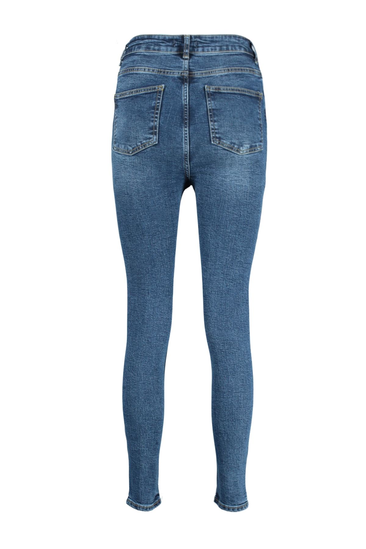 Navy blue hot sale skinny jeans womens