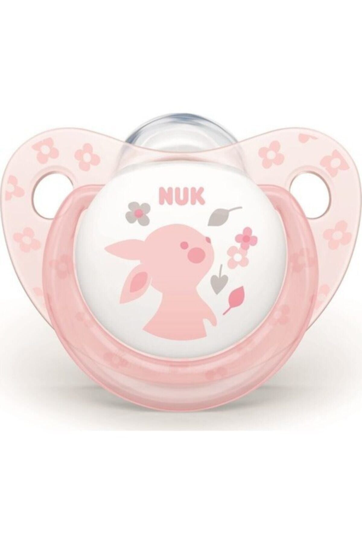 Nuk Baby Rose Pink Silicone Sleep Pacifier 0 6 Months No 1 730079
