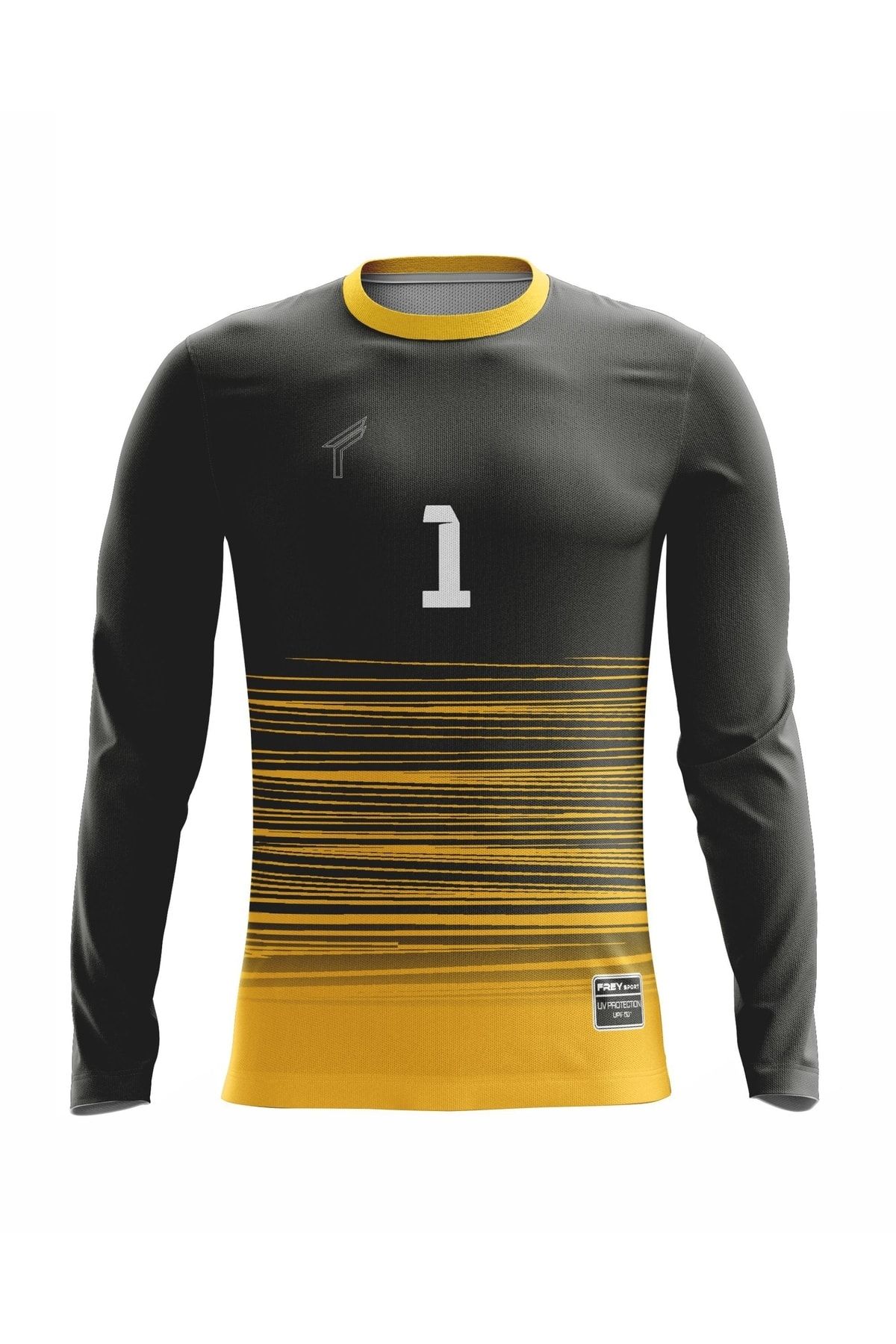 Black goalkeeper shirt on sale