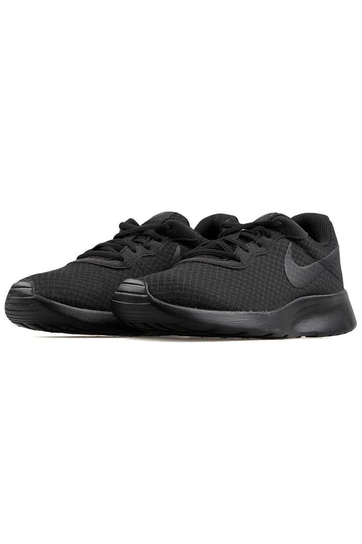 All black nike tanjun mens top