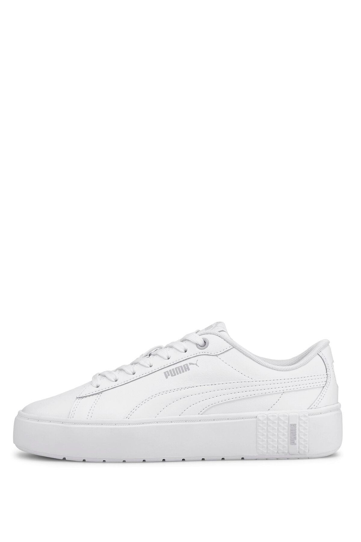 Puma smash platform l top white